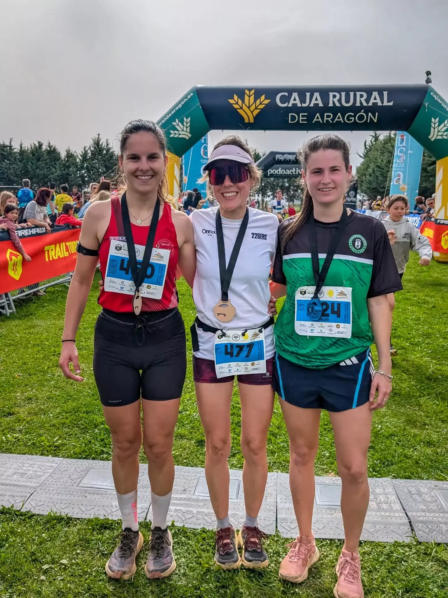 Trail de Los Torrollones. Podio femenino 11K