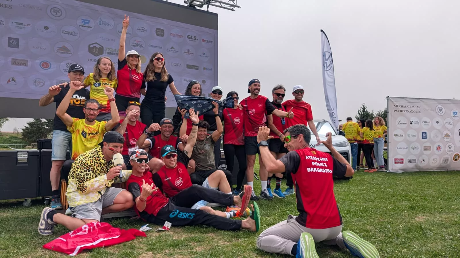 Trail de Los Torrollones. Atletismo Pómez, grupo más numeroso