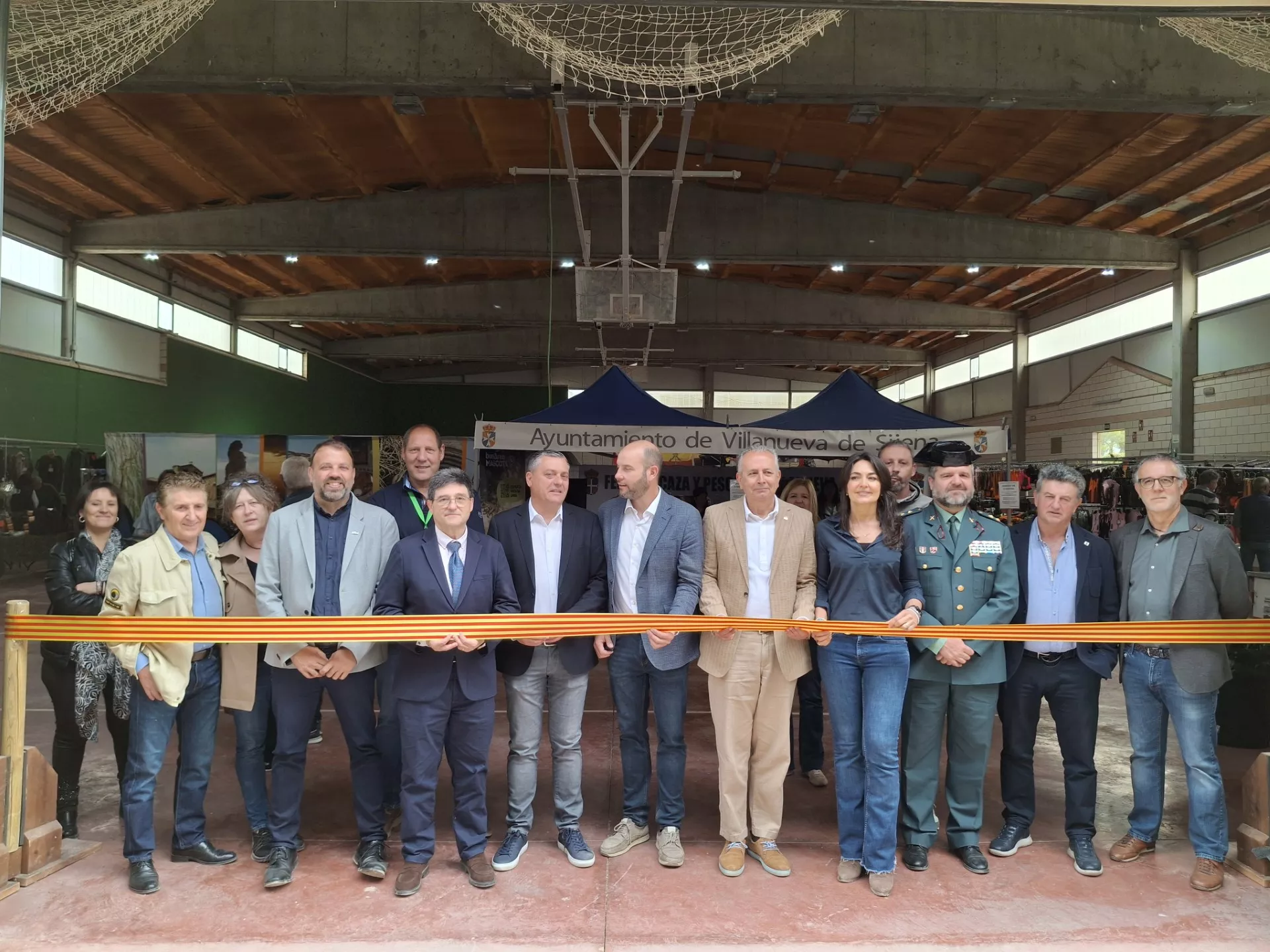 Inauguración de la Feria de Caza y Pesca de Villanueva de Sijena