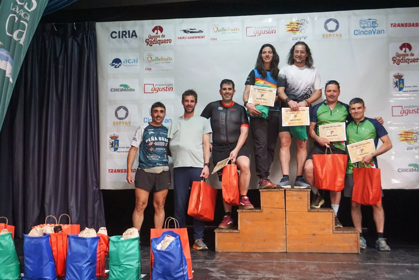 Podium Categoría Absoluta Parejas