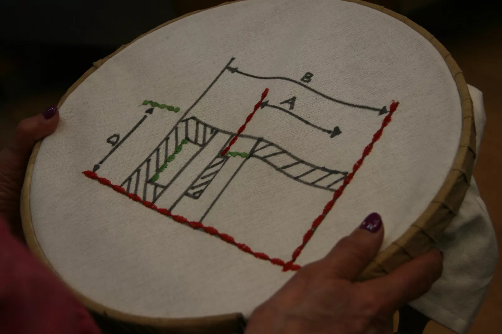 presentación del libro de Glòria Jové Monclús "Hilos y artes". Foto Carlos A. Migliaccio