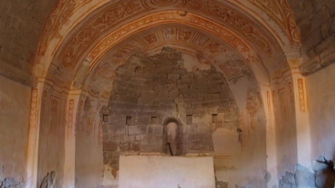 Interior de la ermita