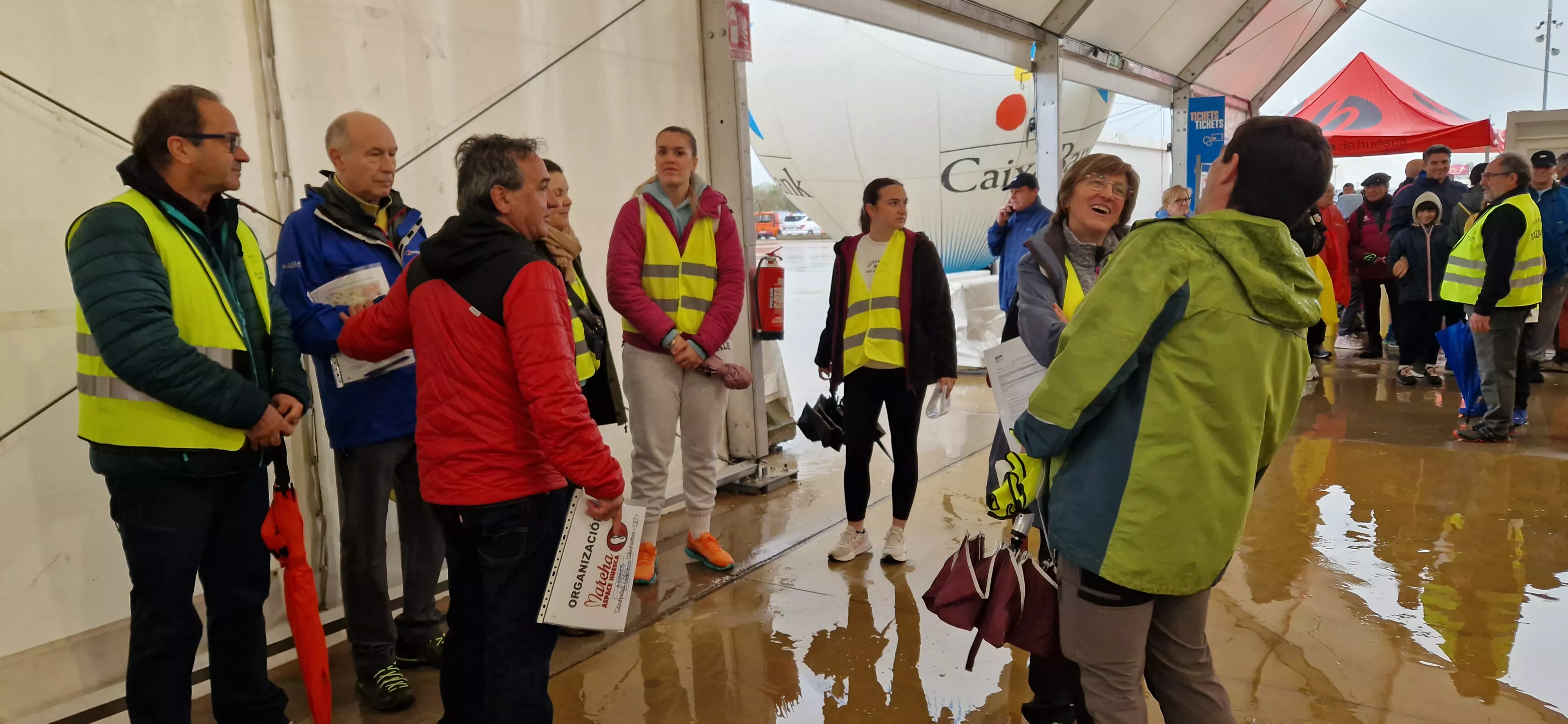 Salida de la 14ª Marcha Aspace Huesca. Foto Myriam Martínez
