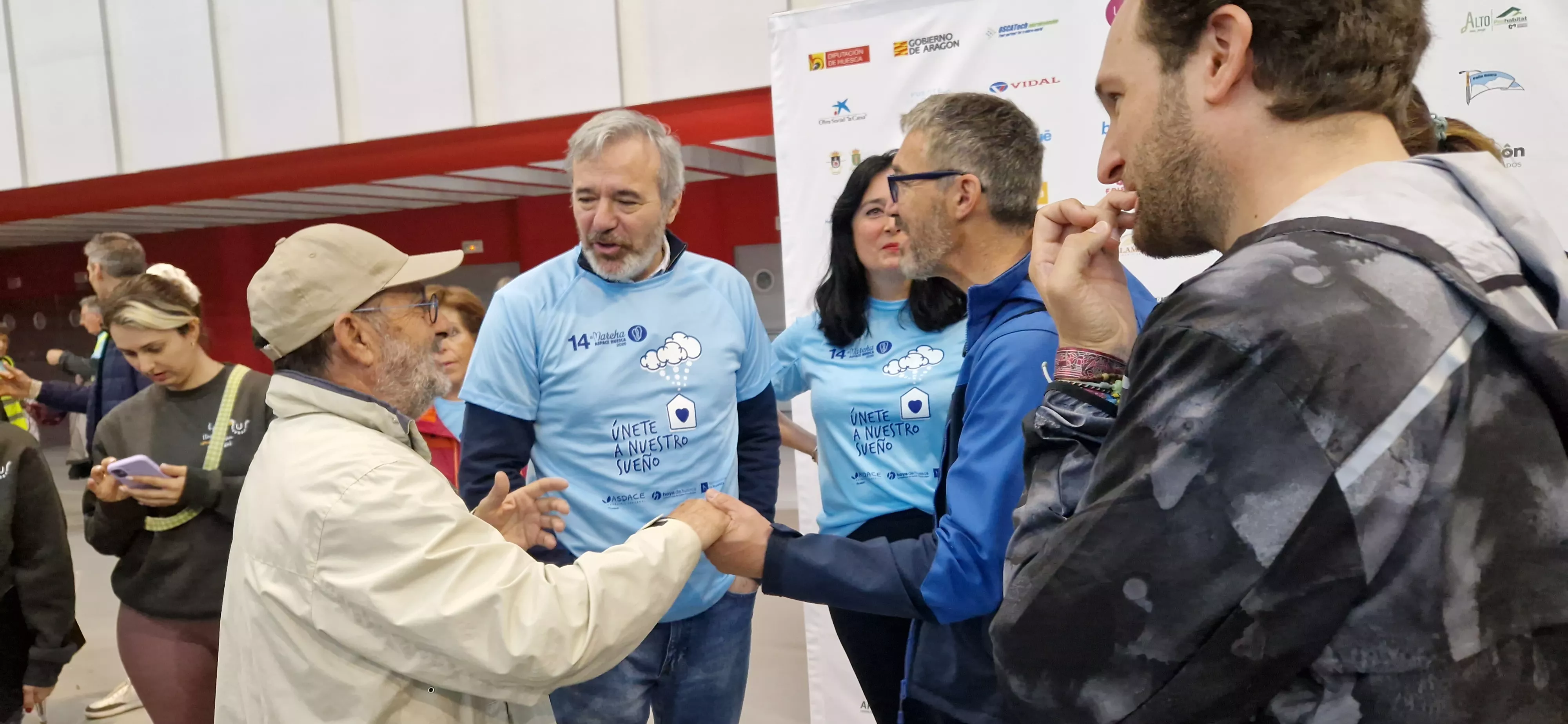 Salida de la 14ª Marcha Aspace Huesca. Foto Myriam Martínez