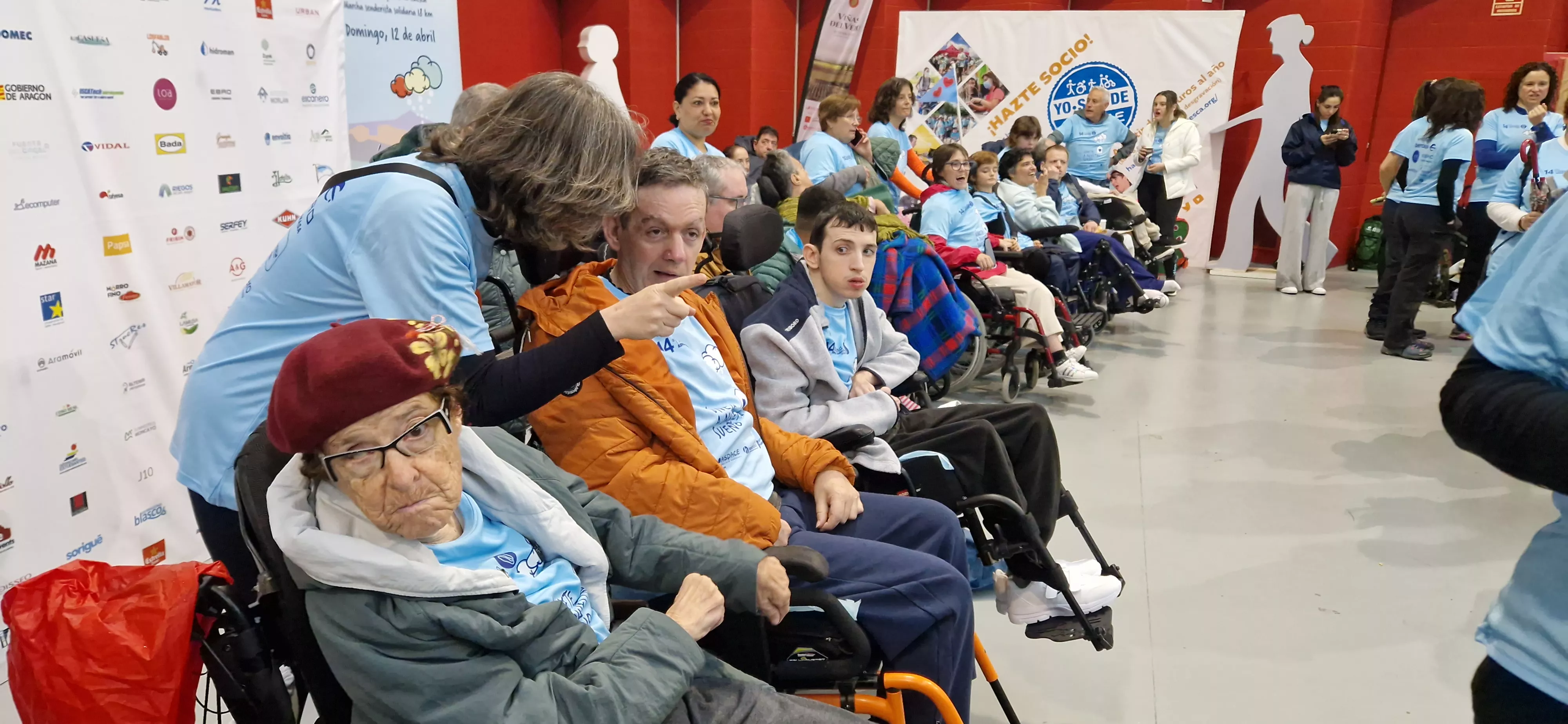 Salida de la 14ª Marcha Aspace Huesca. Foto Myriam Martínez