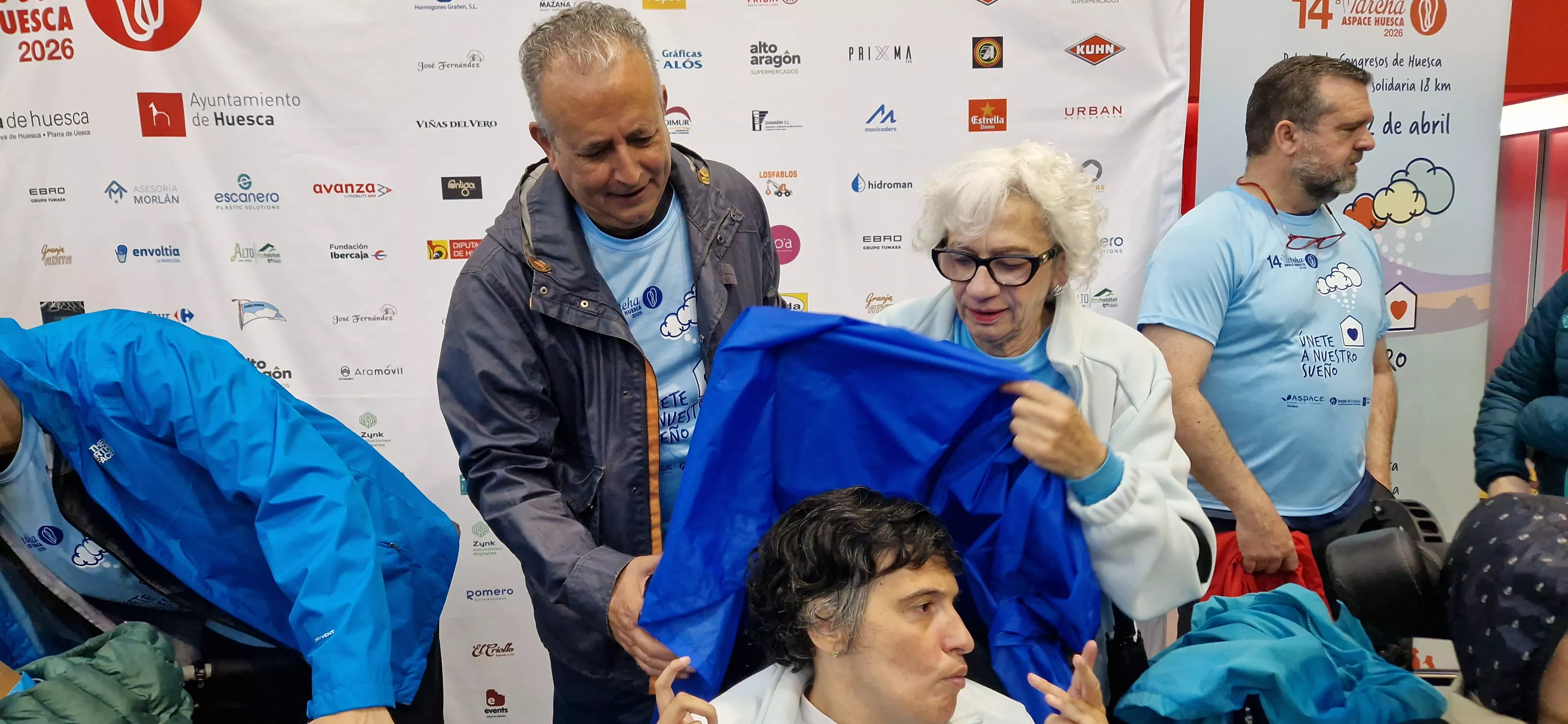 Salida de la 14ª Marcha Aspace Huesca. Foto Myriam Martínez