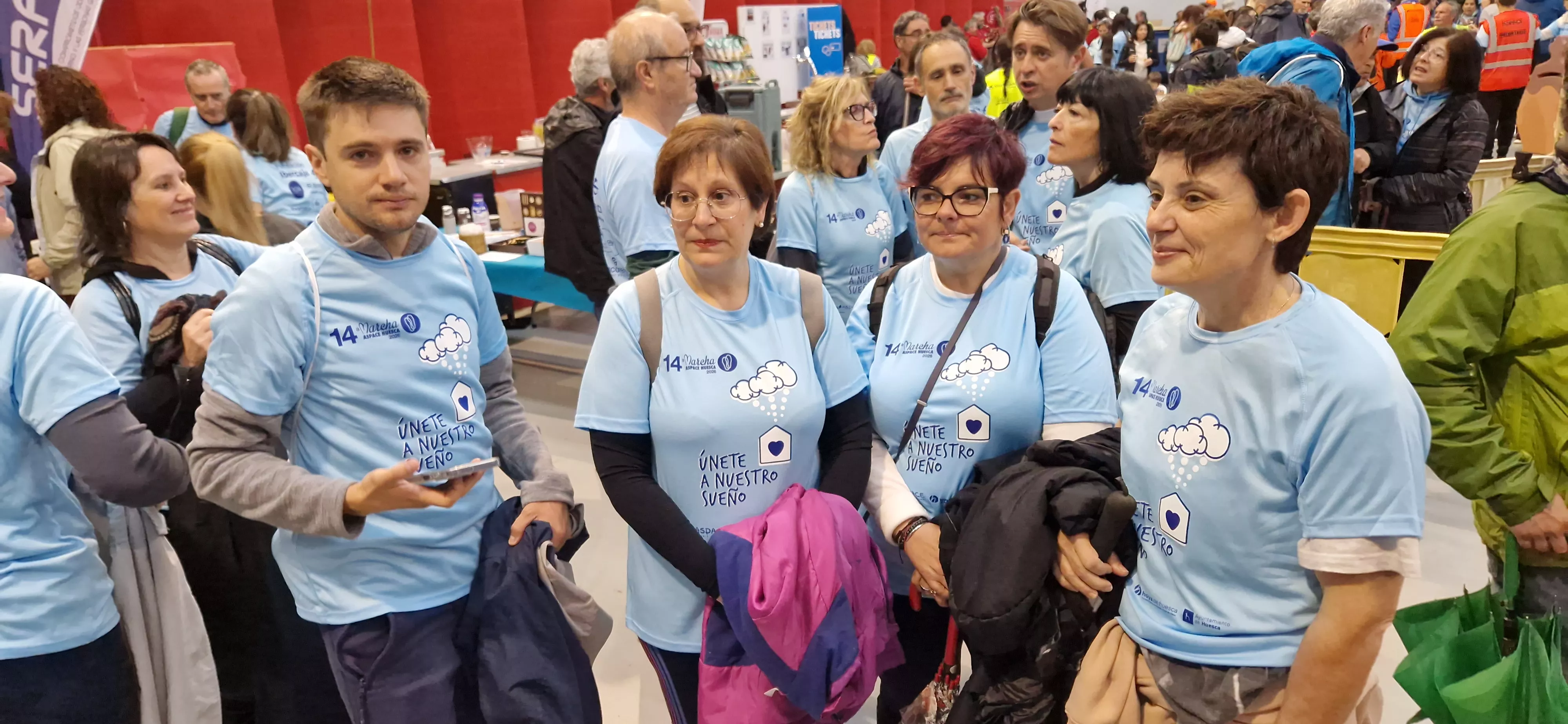 Salida de la 14ª Marcha Aspace Huesca. Foto Myriam Martínez