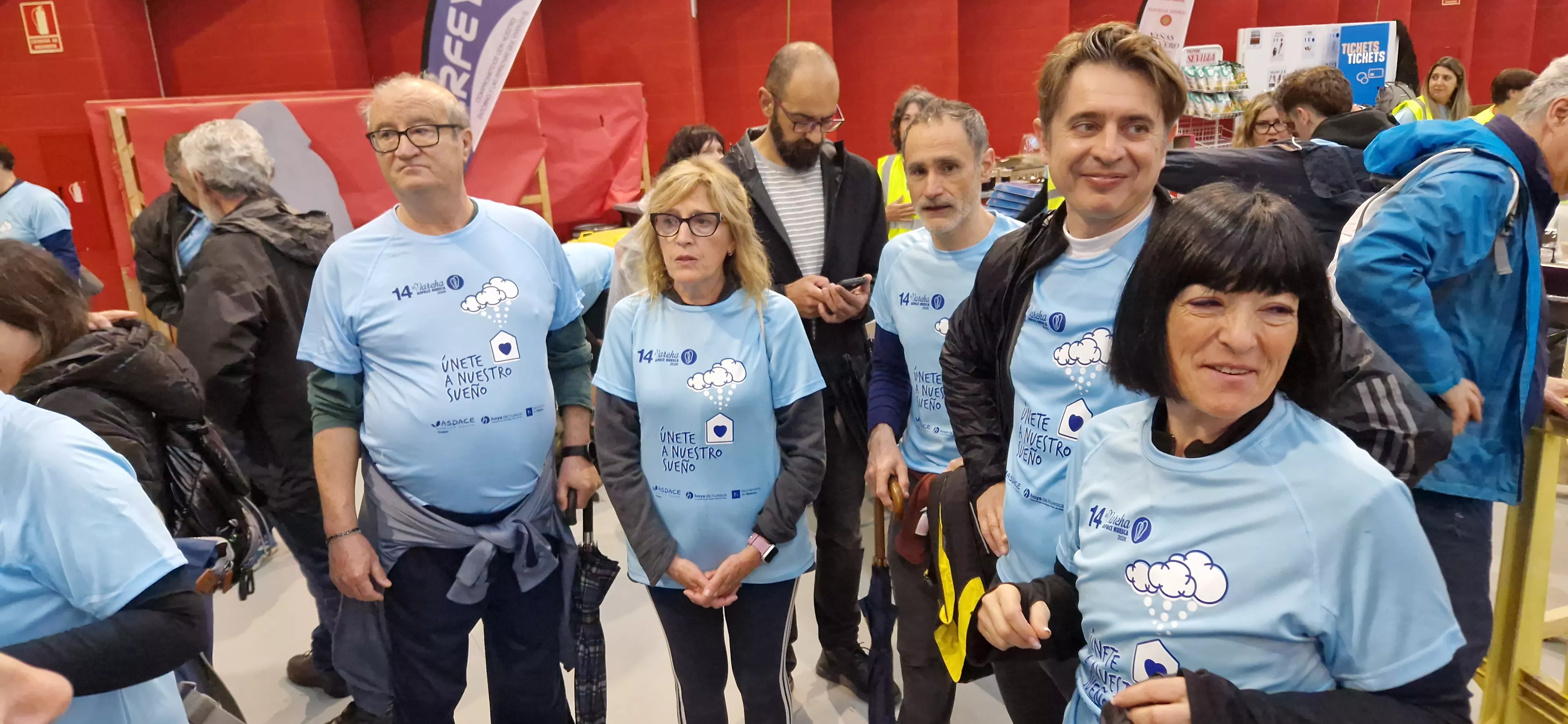 Salida de la 14ª Marcha Aspace Huesca. Foto Myriam Martínez