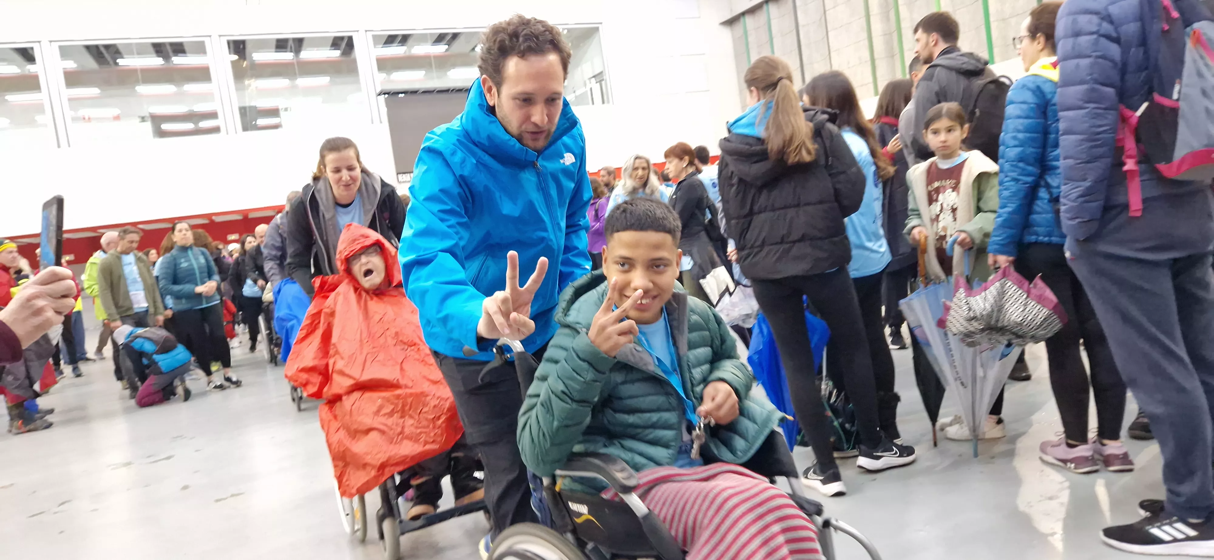 Salida de la 14ª Marcha Aspace Huesca. Foto Myriam Martínez