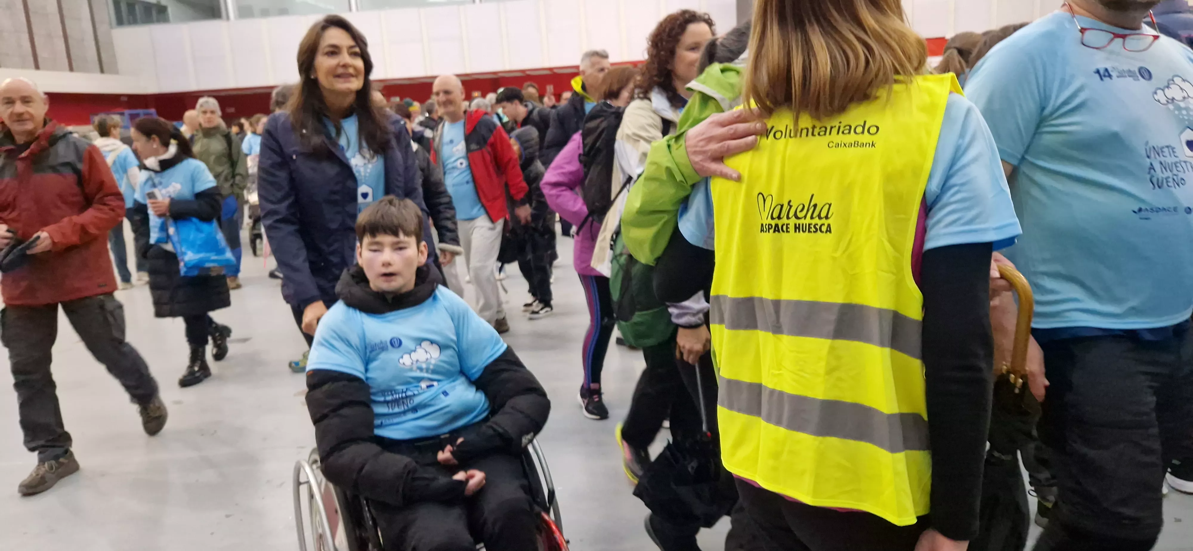 Salida de la 14ª Marcha Aspace Huesca. Foto Myriam Martínez