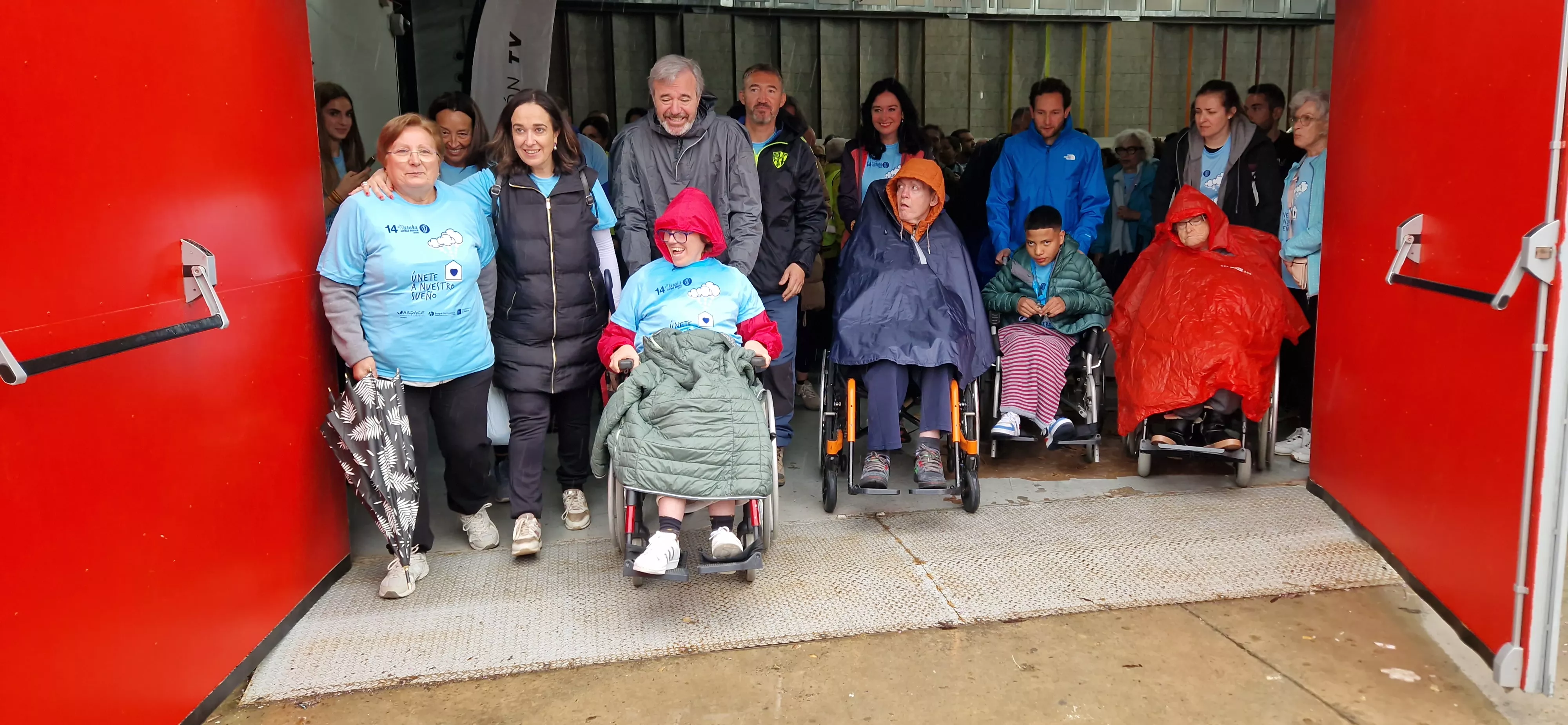 Salida de la 14ª Marcha Aspace Huesca. Foto Myriam Martínez