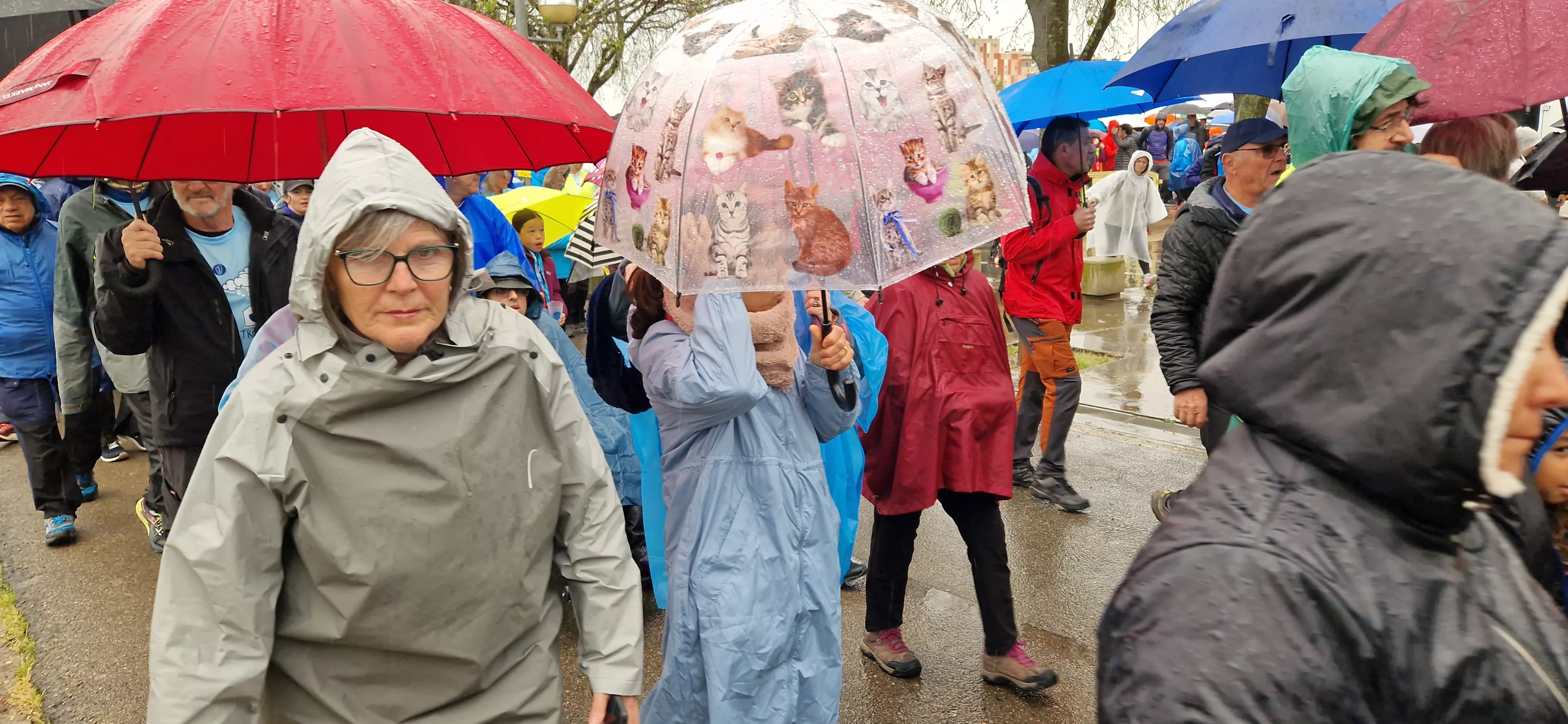 Salida de la 14ª Marcha Aspace Huesca. Foto Myriam Martínez