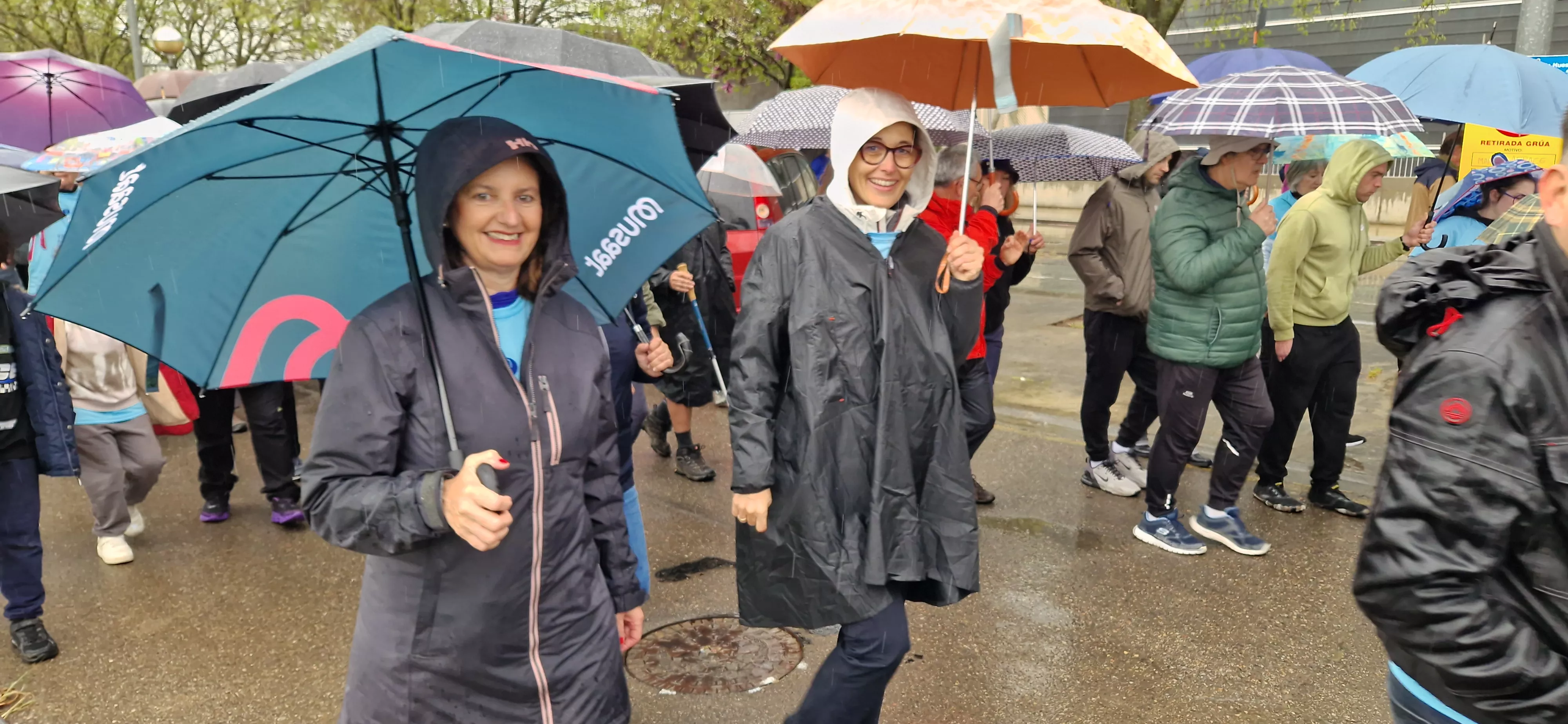 Salida de la 14ª Marcha Aspace Huesca. Foto Myriam Martínez