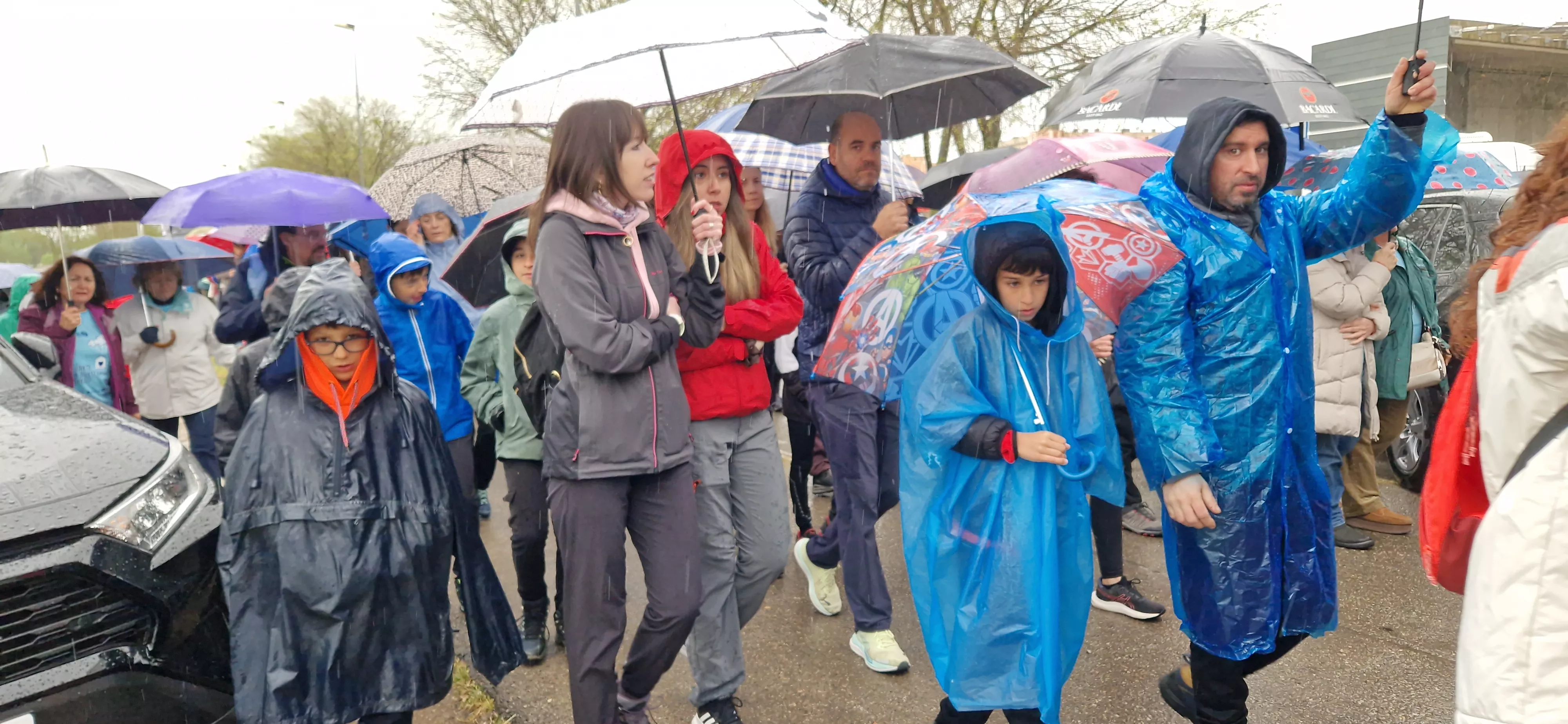 Salida de la 14ª Marcha Aspace Huesca. Foto Myriam Martínez