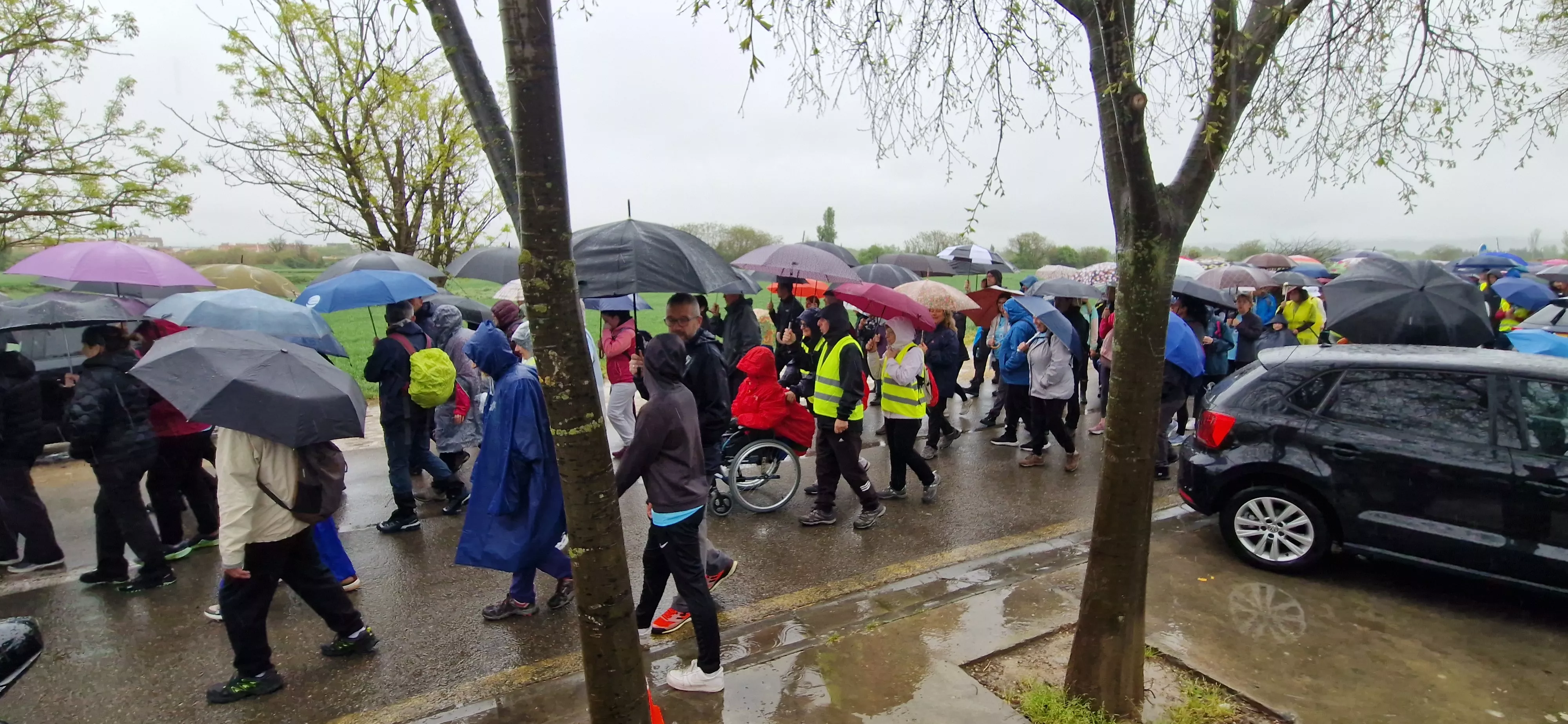 Salida de la 14ª Marcha Aspace Huesca. Foto Myriam Martínez