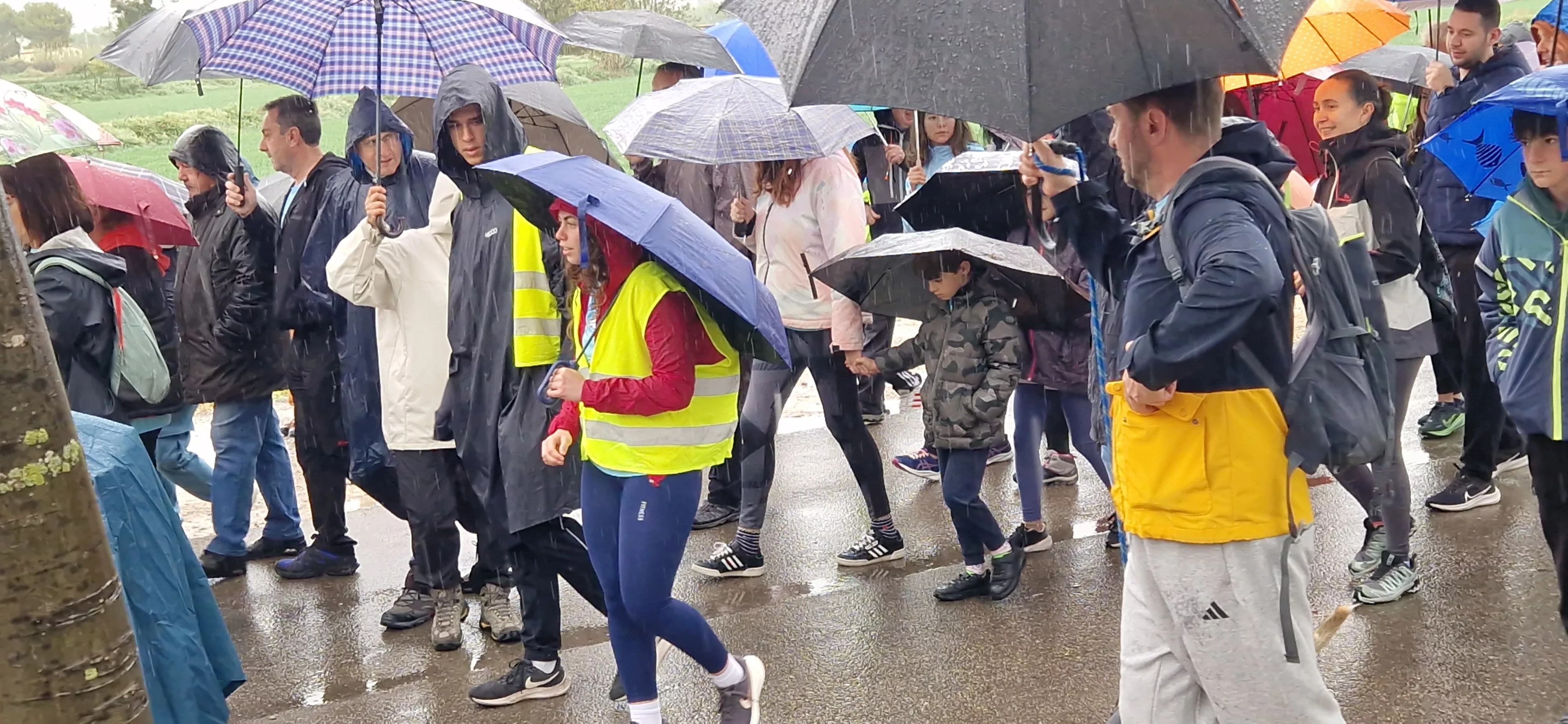 Salida de la 14ª Marcha Aspace Huesca. Foto Myriam Martínez