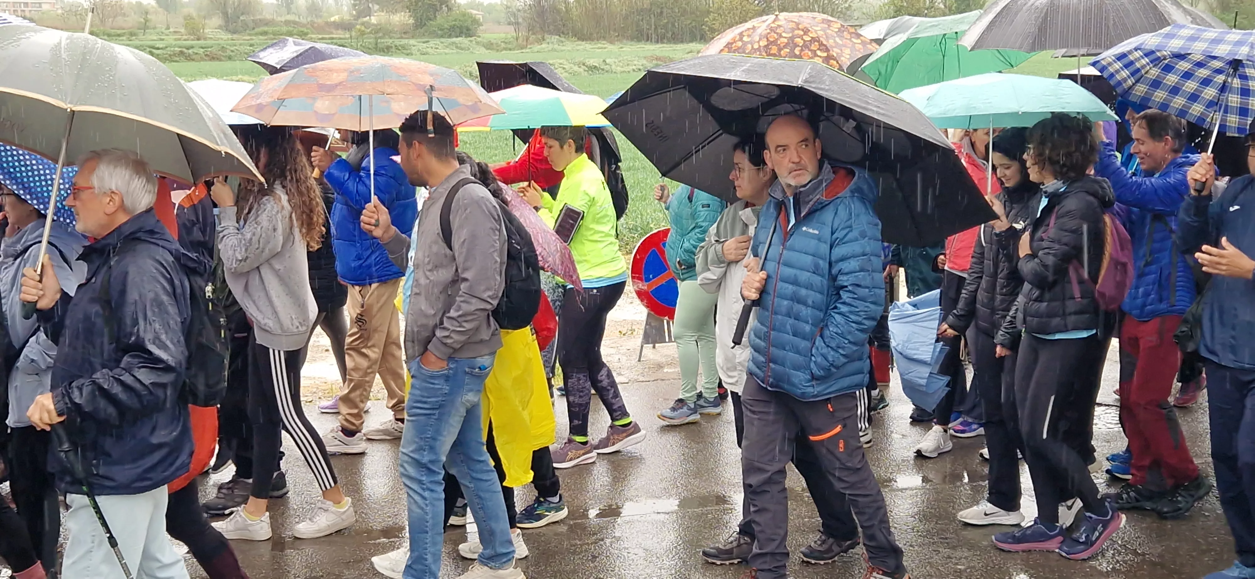 Salida de la 14ª Marcha Aspace Huesca. Foto Myriam Martínez