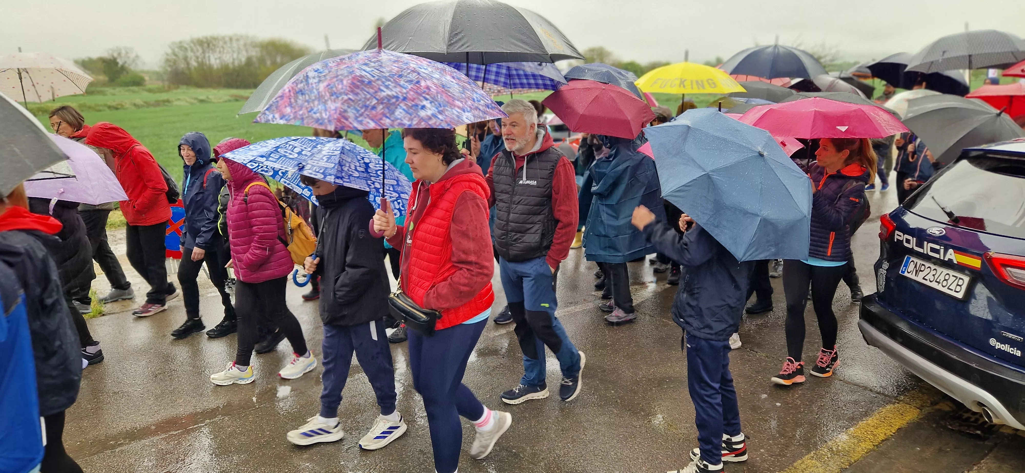 Salida de la 14ª Marcha Aspace Huesca. Foto Myriam Martínez