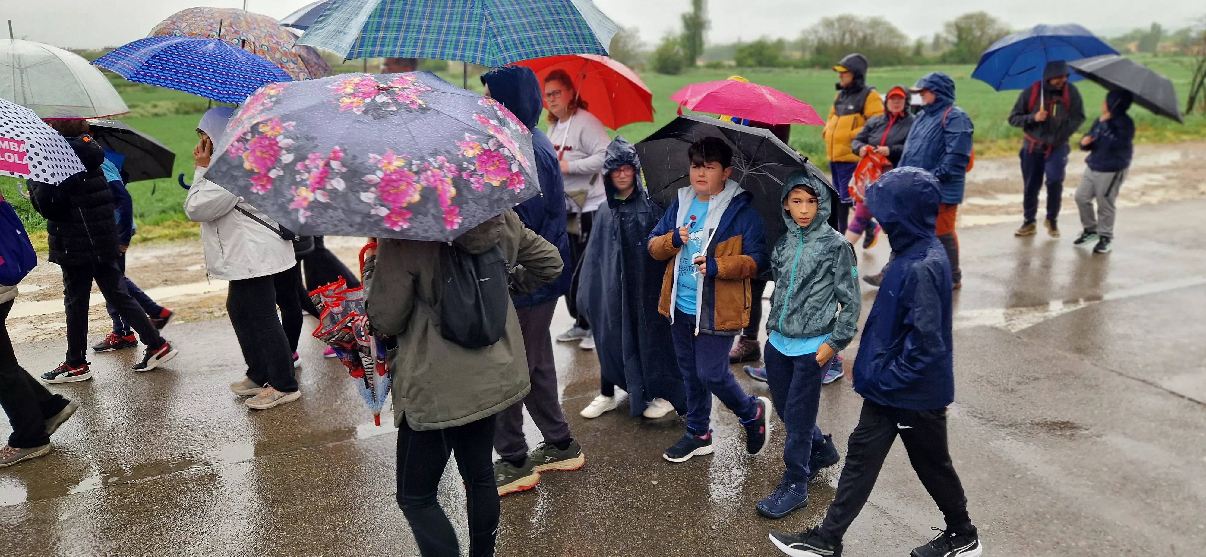 Salida de la 14ª Marcha Aspace Huesca. Foto Myriam Martínez