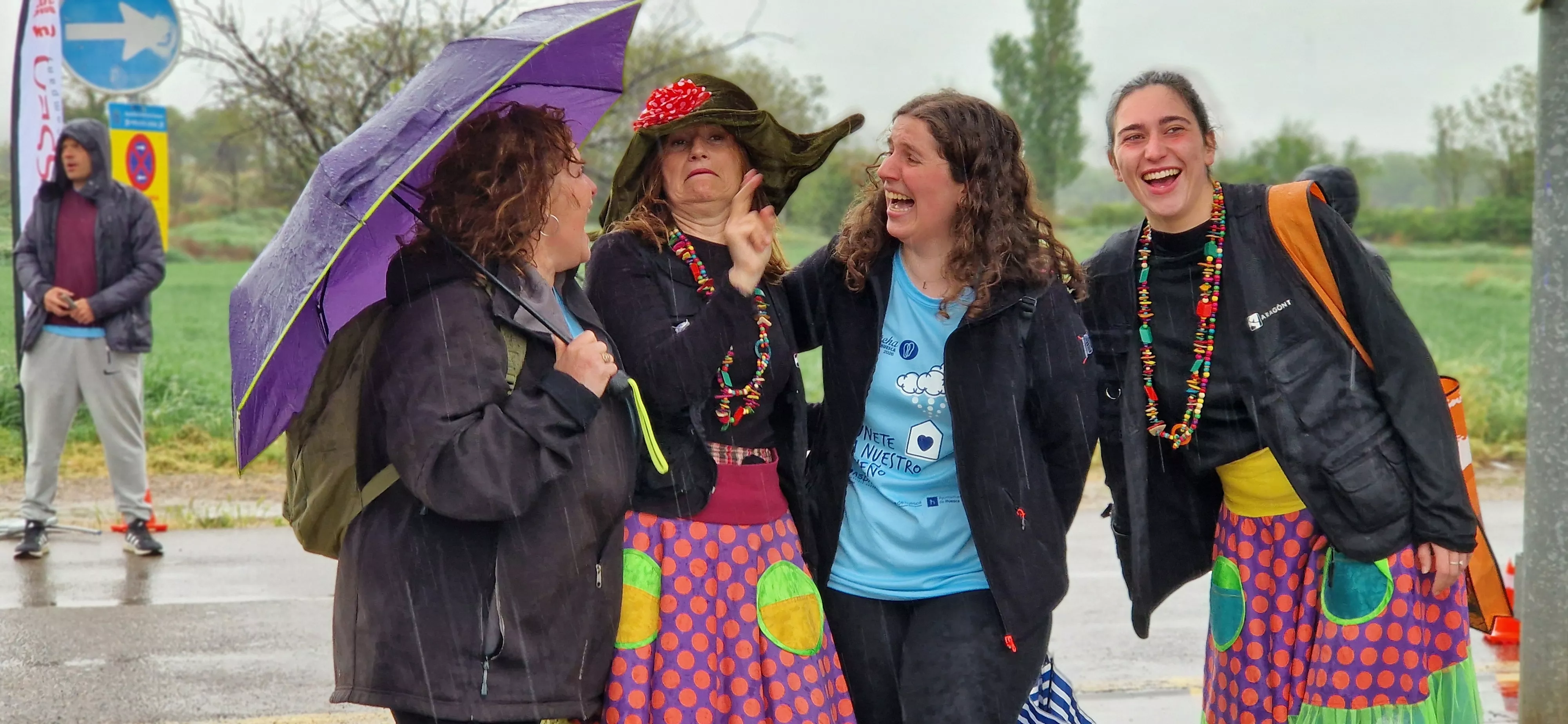 Salida de la 14ª Marcha Aspace Huesca. Foto Myriam Martínez