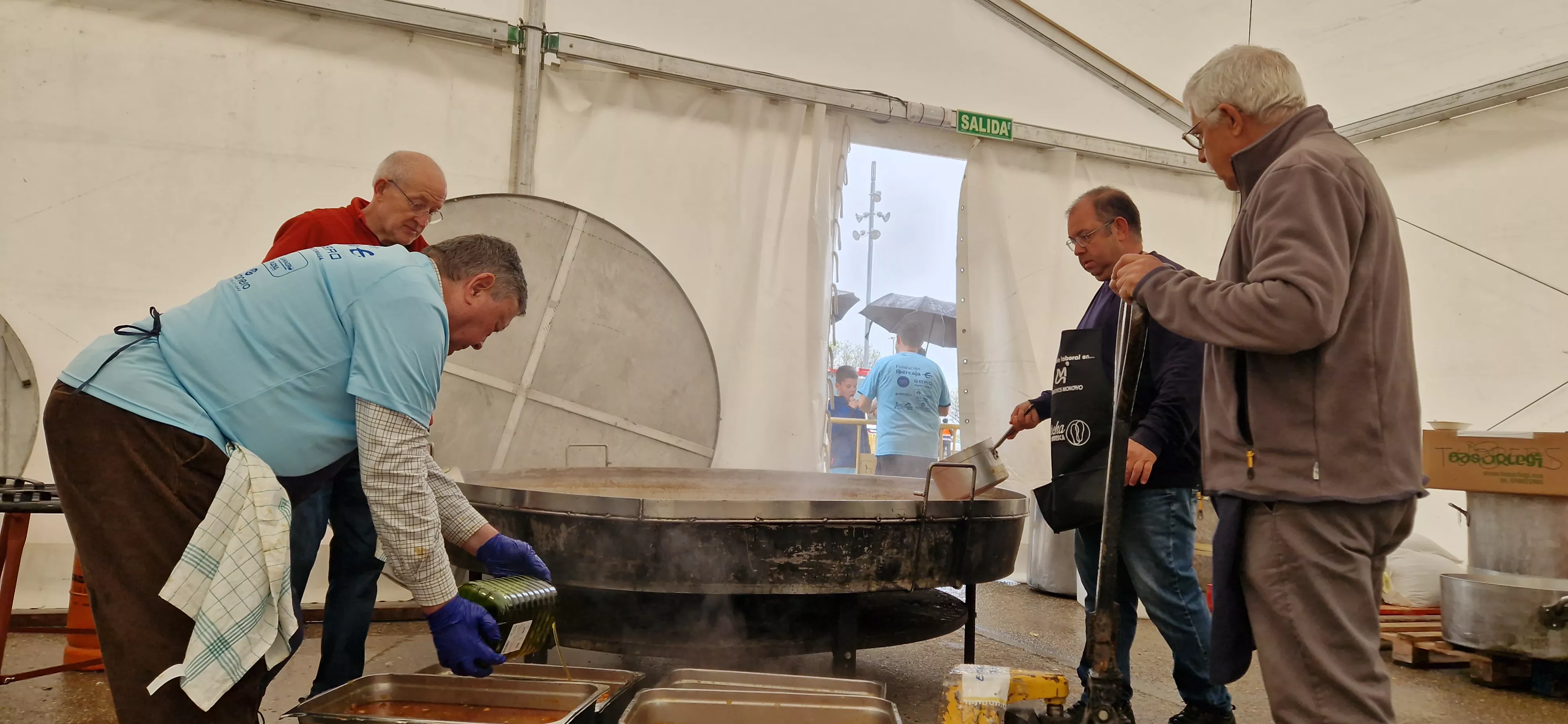 Comida de la 14ª Marcha Aspace. Foto Myriam Martínez