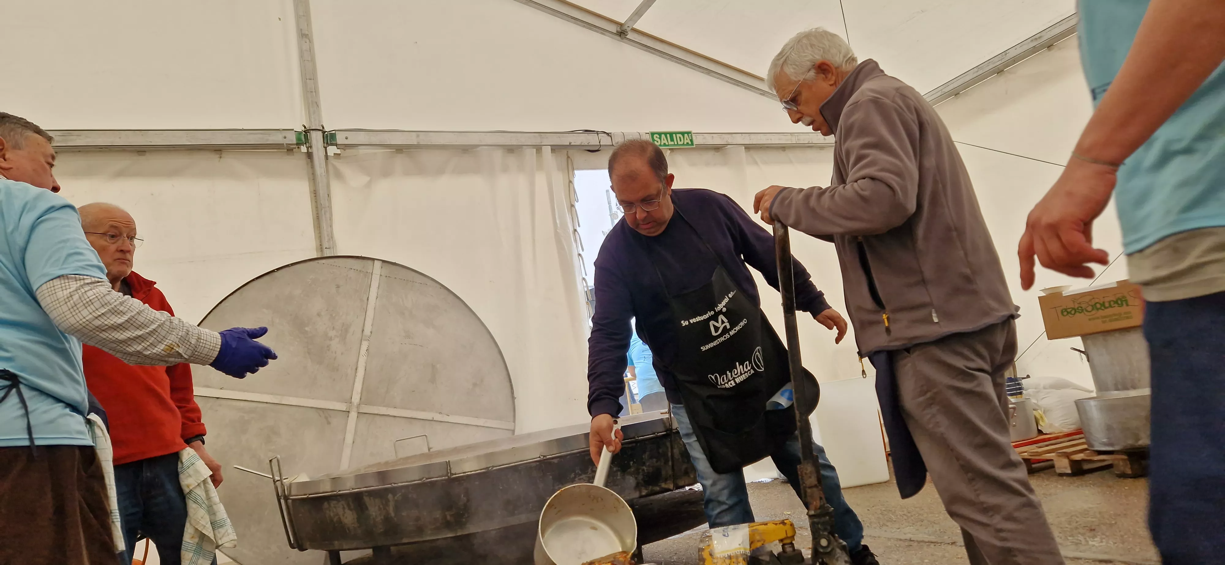 Comida de la 14ª Marcha Aspace. Foto Myriam Martínez