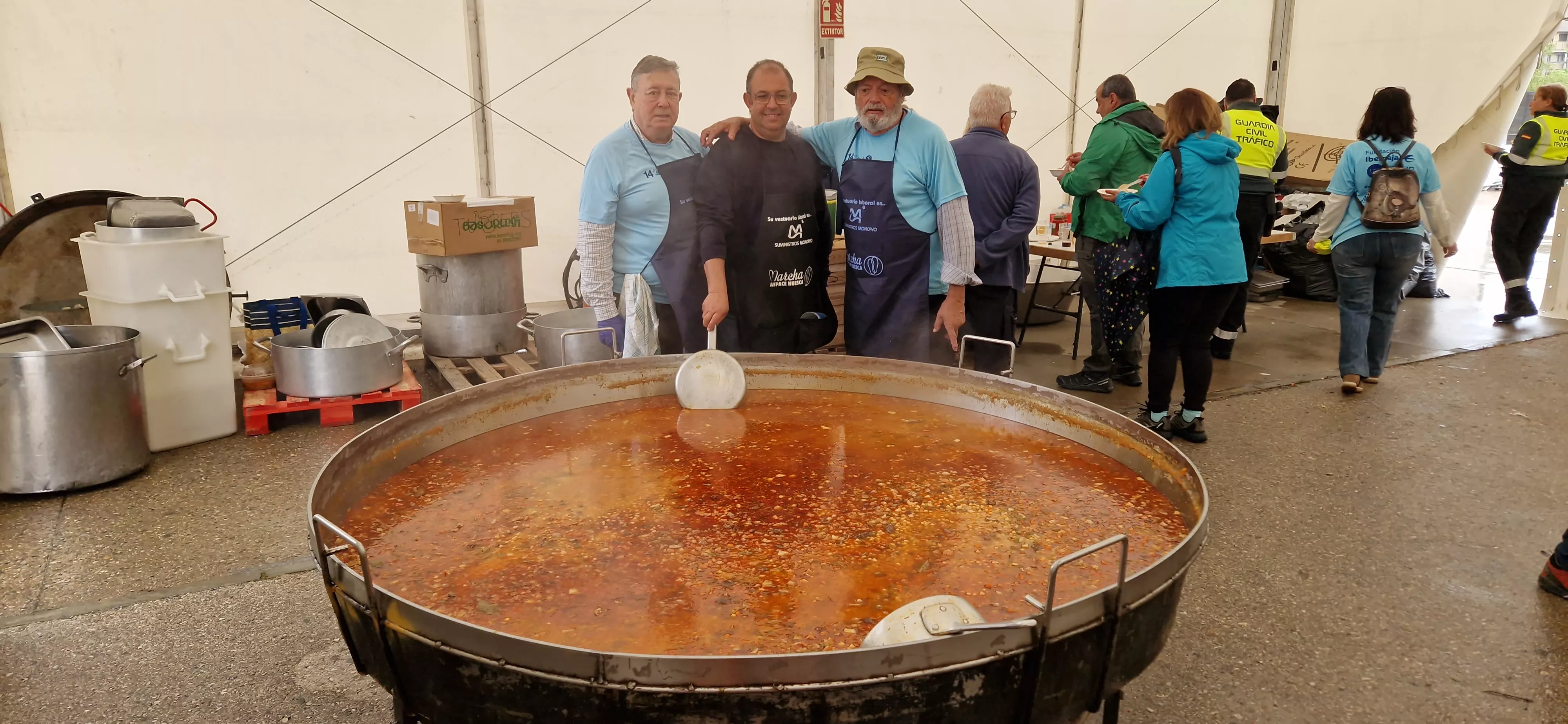 Comida de la 14ª Marcha Aspace. Foto Myriam Martínez