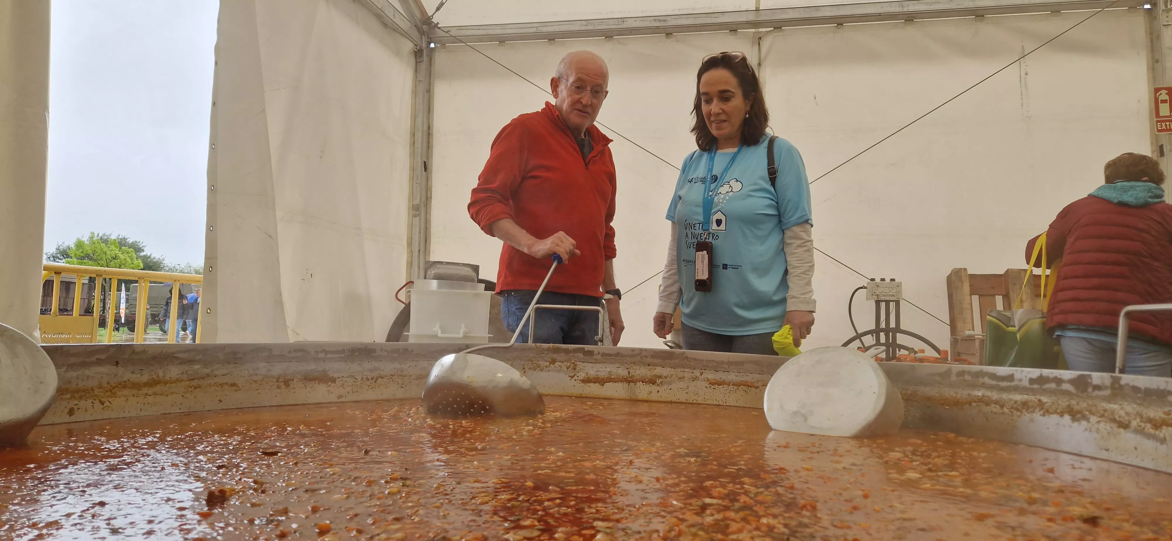 Comida de la 14ª Marcha Aspace. Foto Myriam Martínez