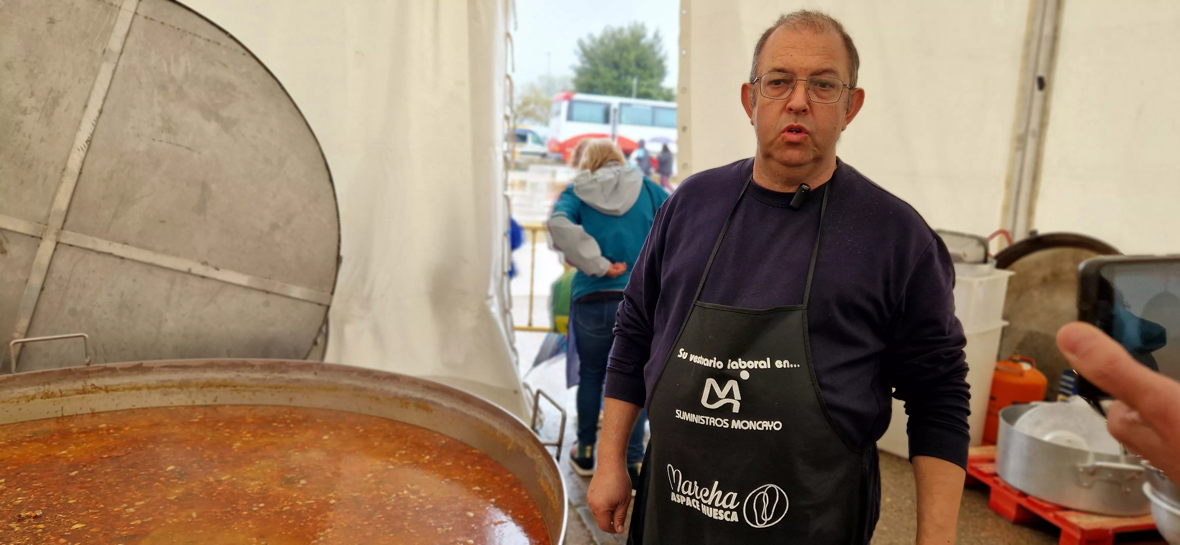 Comida de la 14ª Marcha Aspace. Foto Myriam Martínez