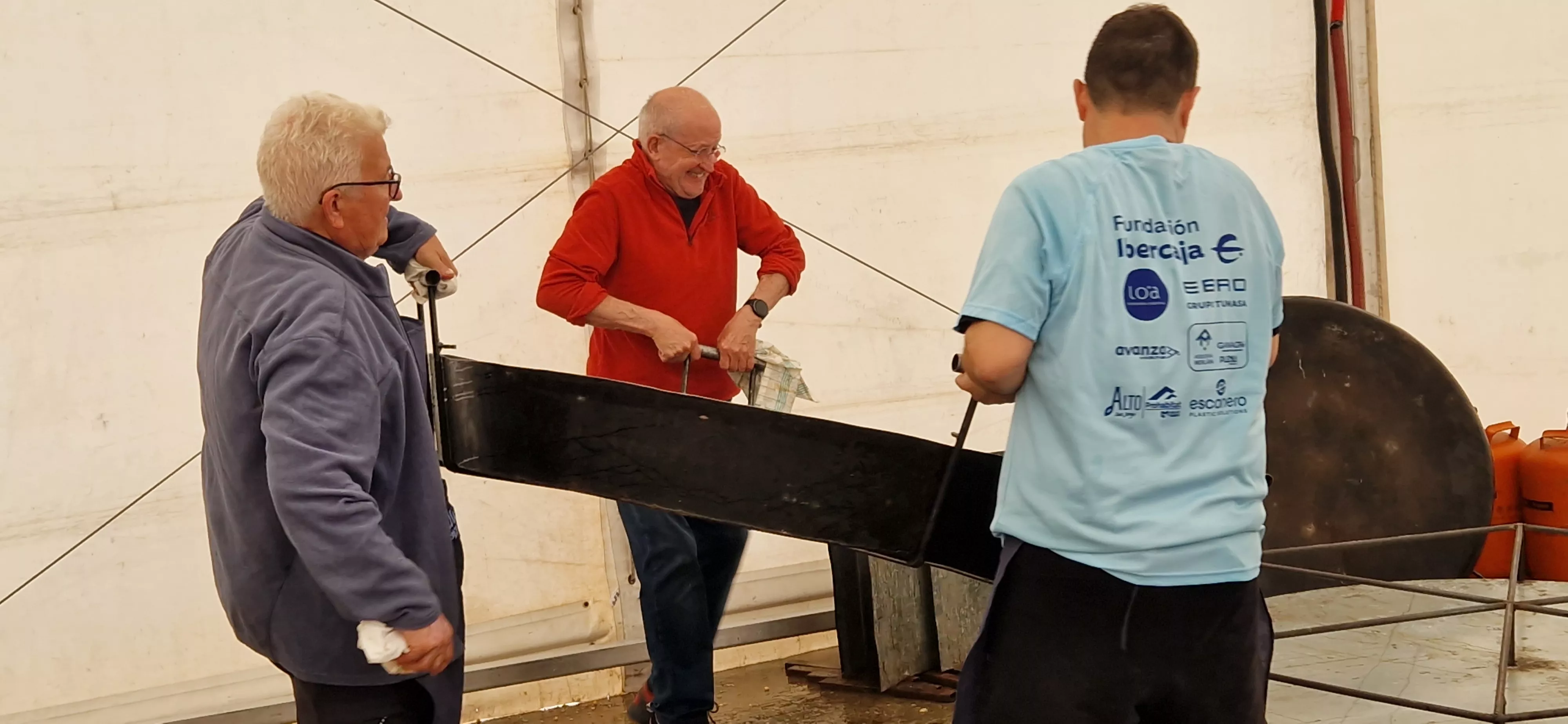 Comida de la 14ª Marcha Aspace. Foto Myriam Martínez