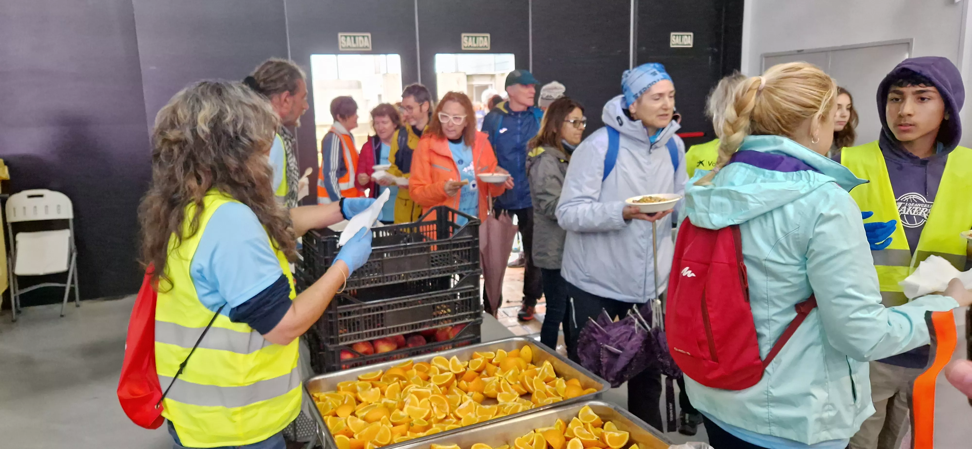Comida de la 14ª Marcha Aspace. Foto Myriam Martínez