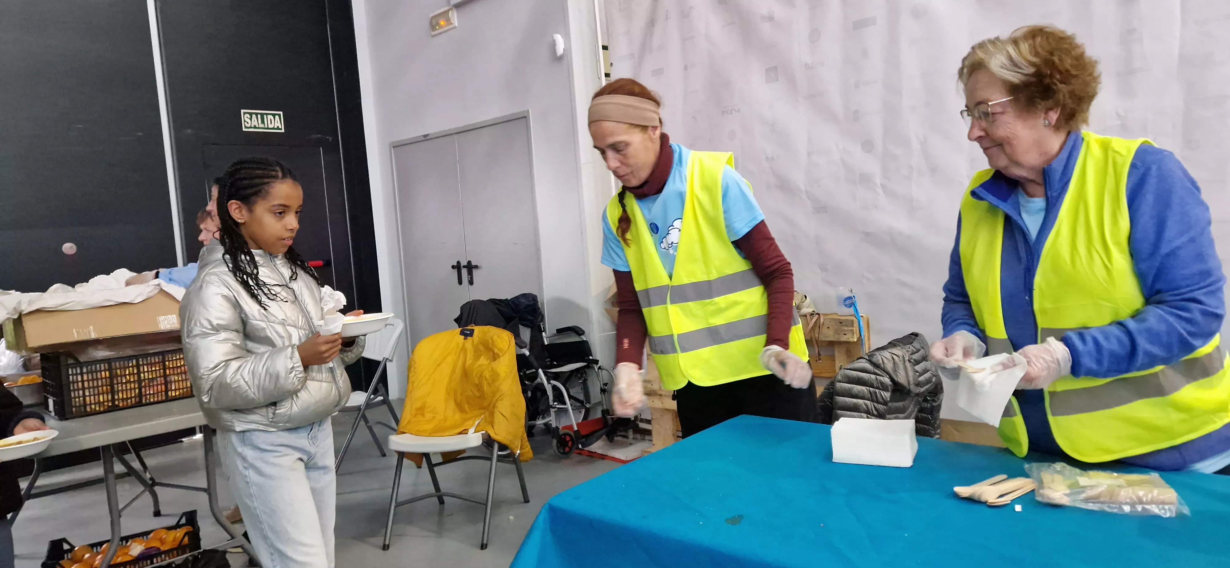 Comida de la 14ª Marcha Aspace. Foto Myriam Martínez