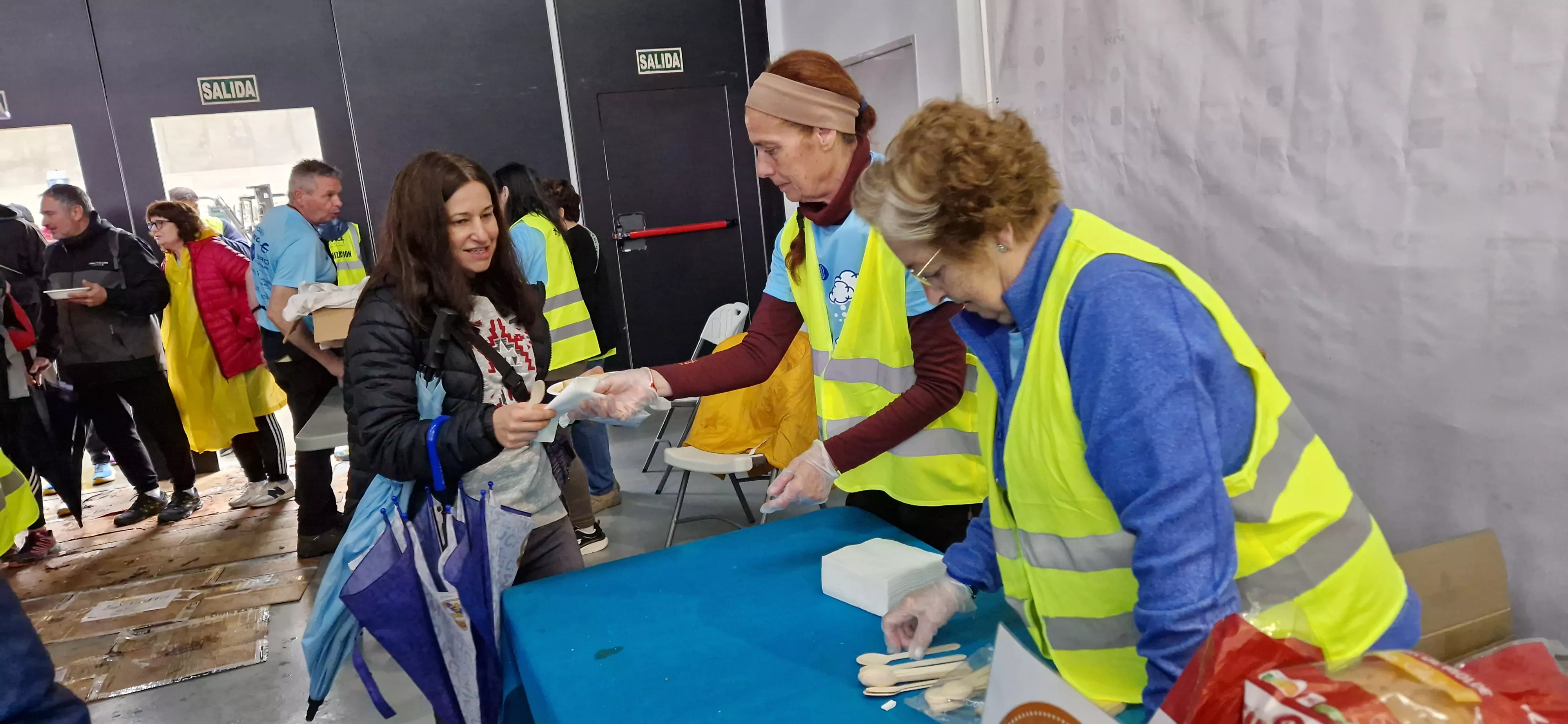 Comida de la 14ª Marcha Aspace. Foto Myriam Martínez