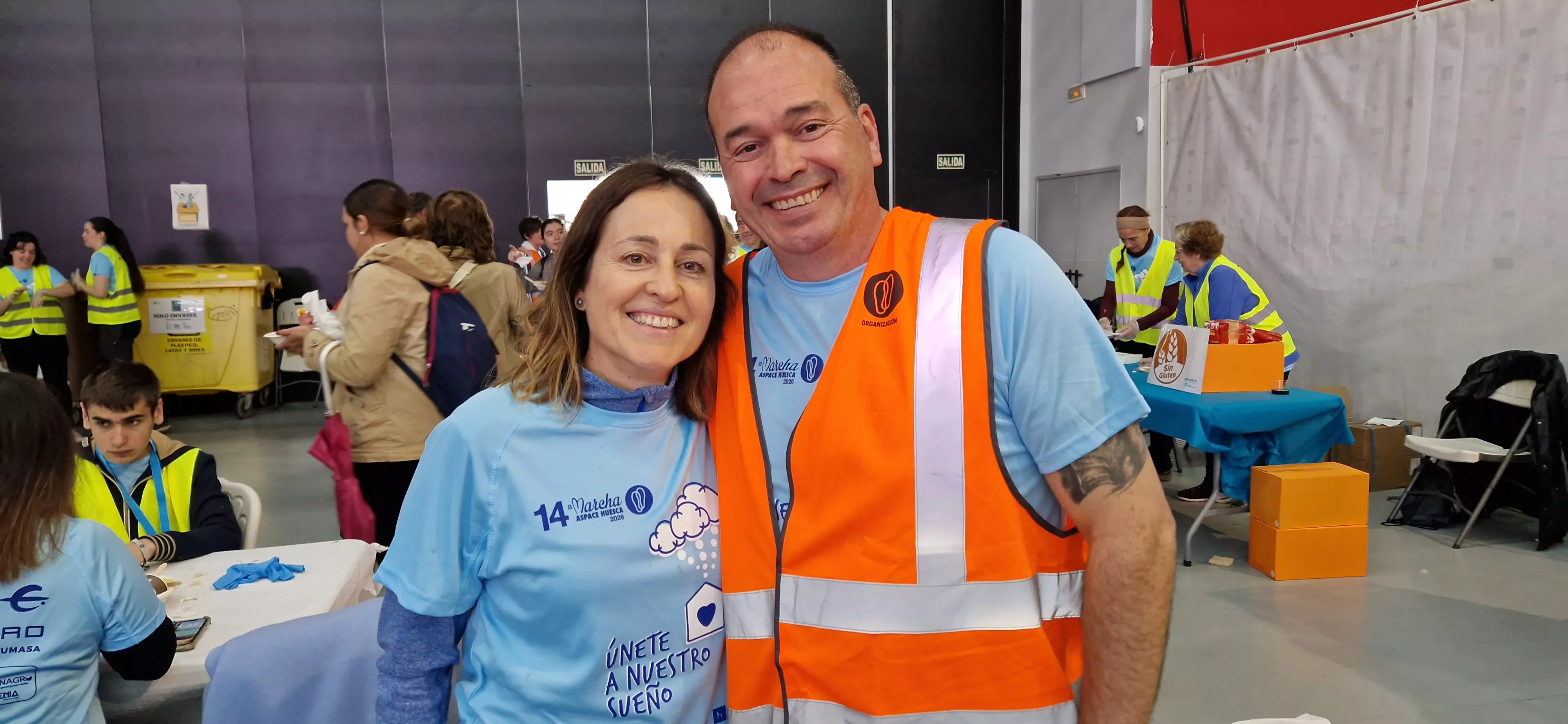 Comida de la 14ª Marcha Aspace. Foto Myriam Martínez