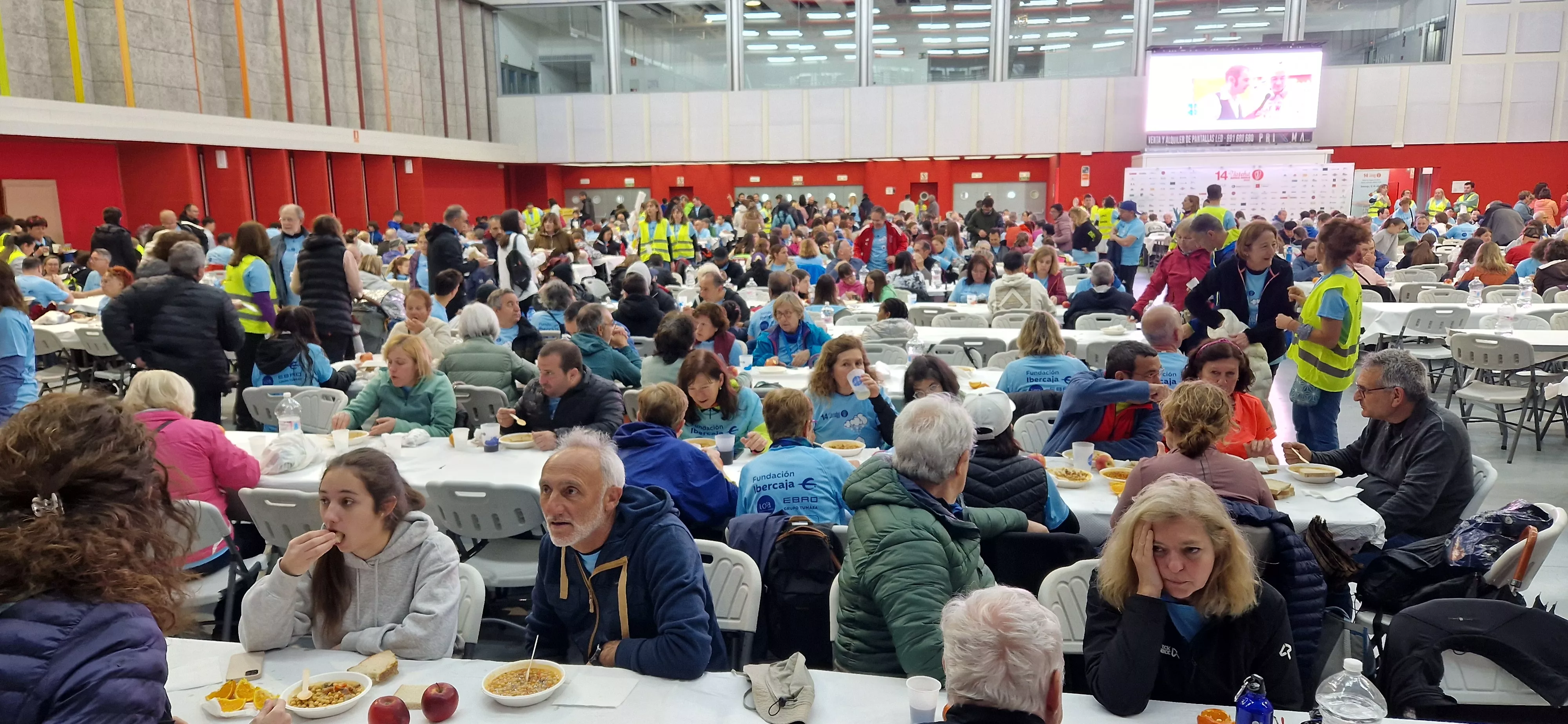 Comida de la 14ª Marcha Aspace. Foto Myriam Martínez