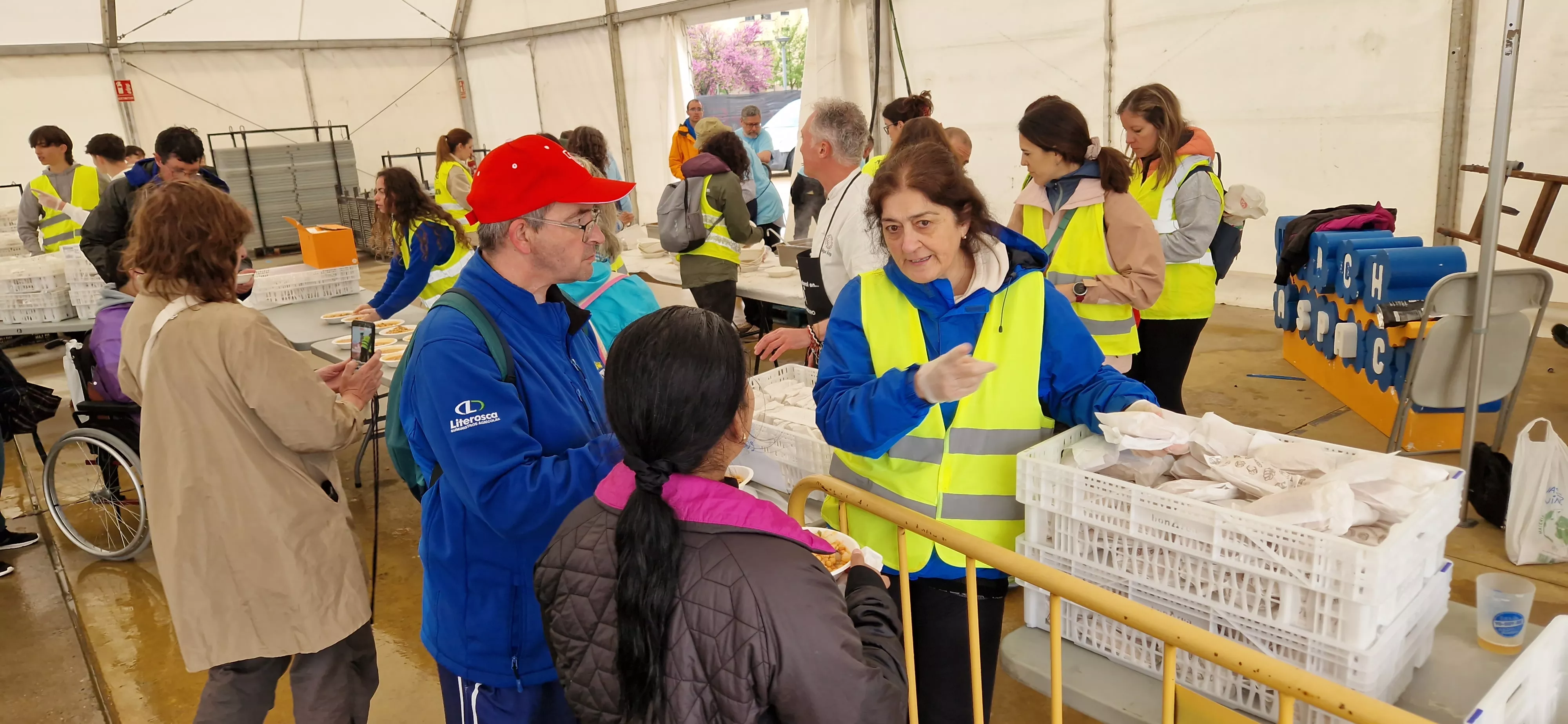 Comida de la 14ª Marcha Aspace. Foto Myriam Martínez