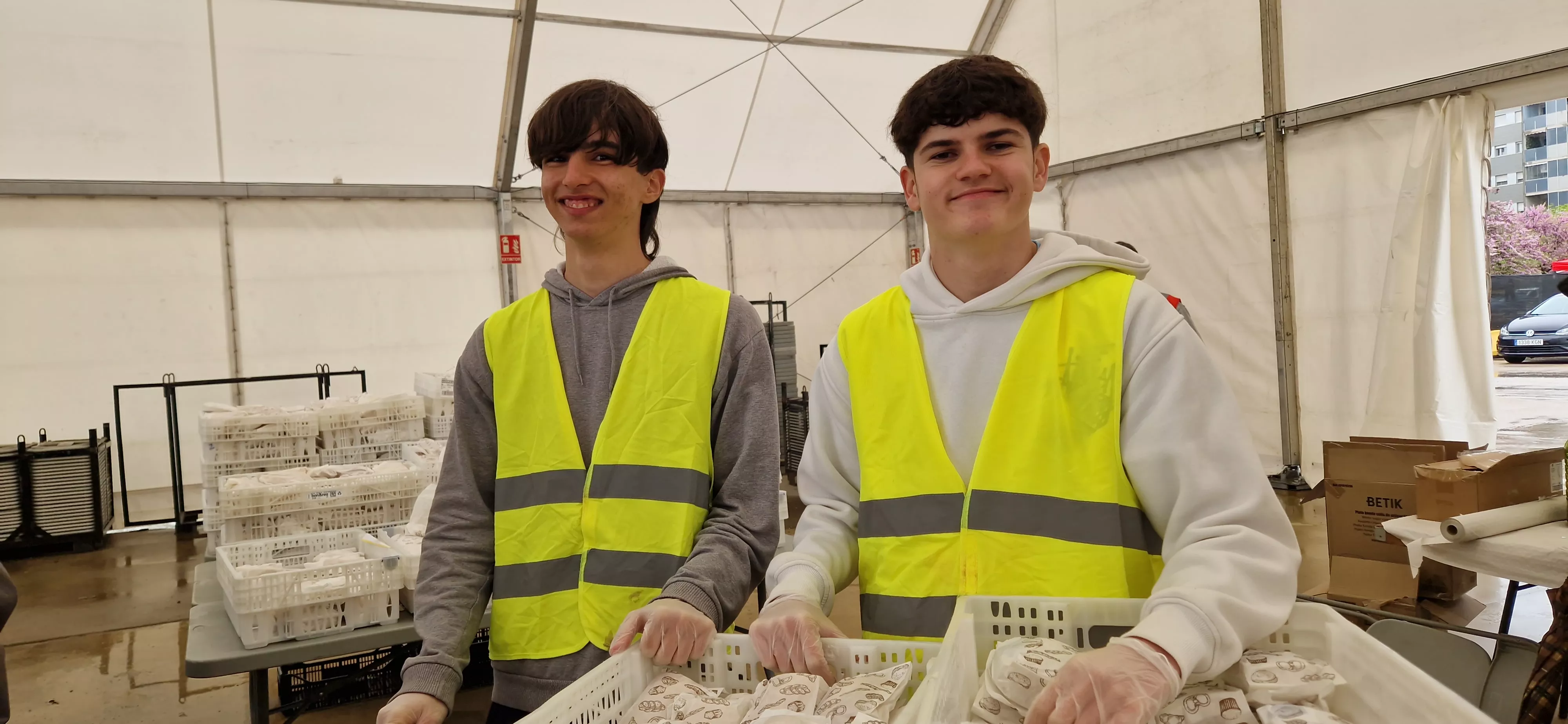 Comida de la 14ª Marcha Aspace. Foto Myriam Martínez