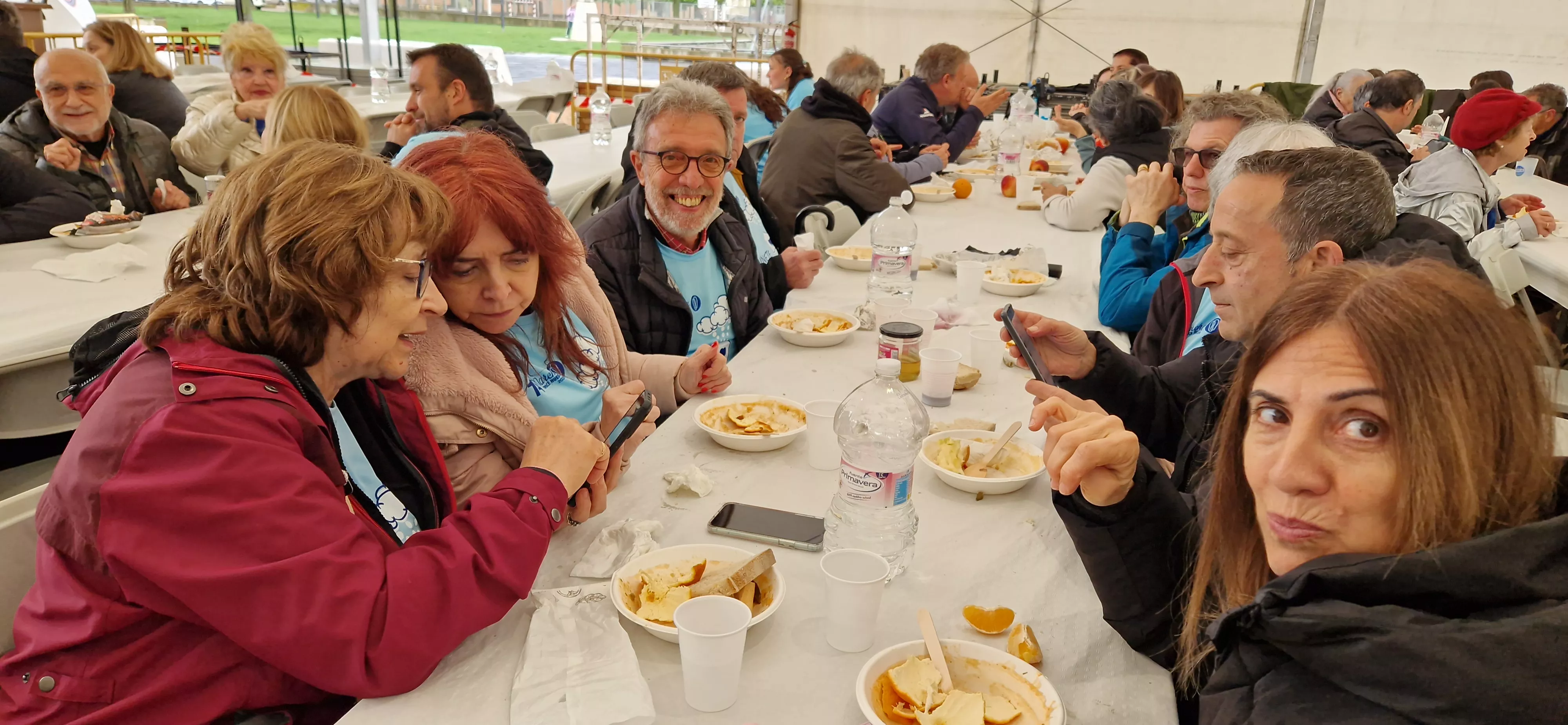 Comida de la 14ª Marcha Aspace. Foto Myriam Martínez