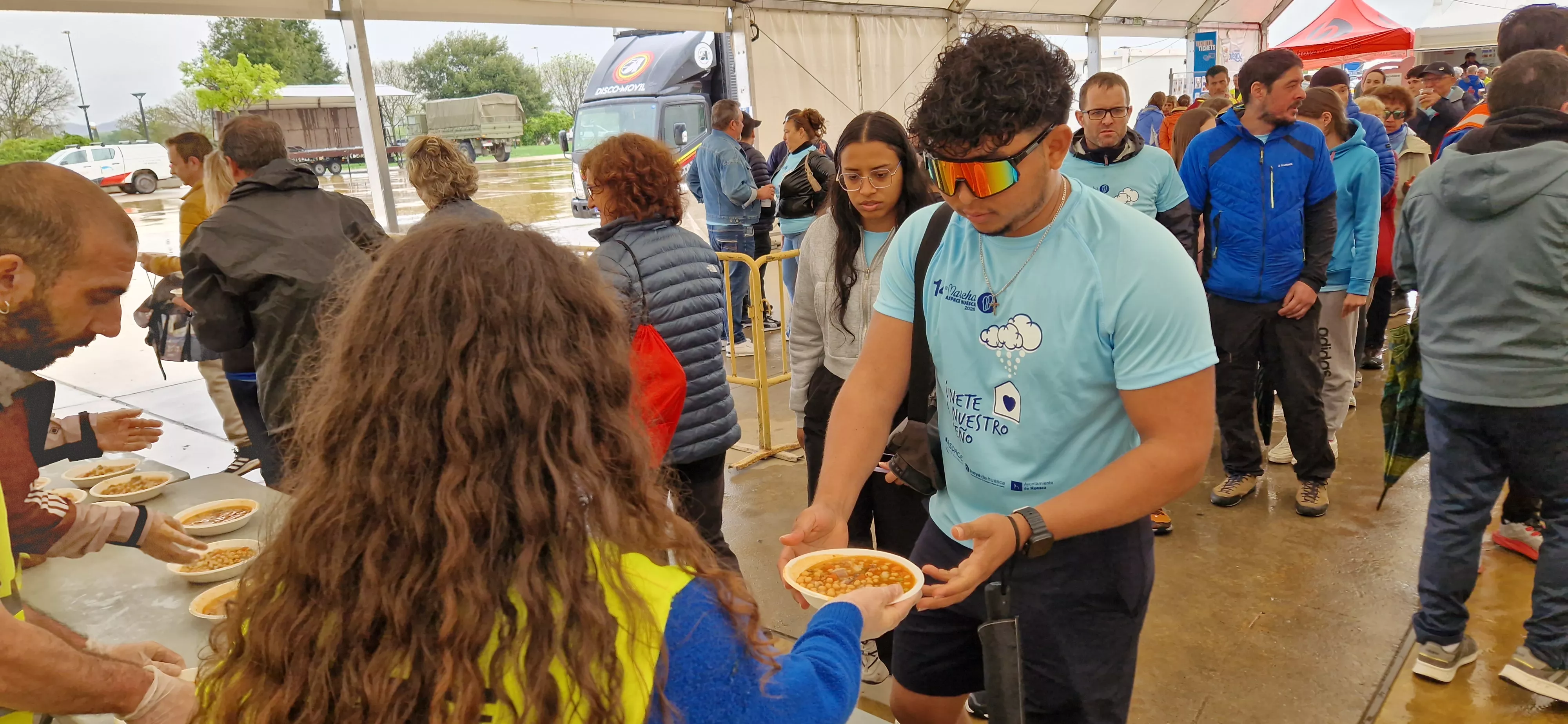 Comida de la 14ª Marcha Aspace. Foto Myriam Martínez