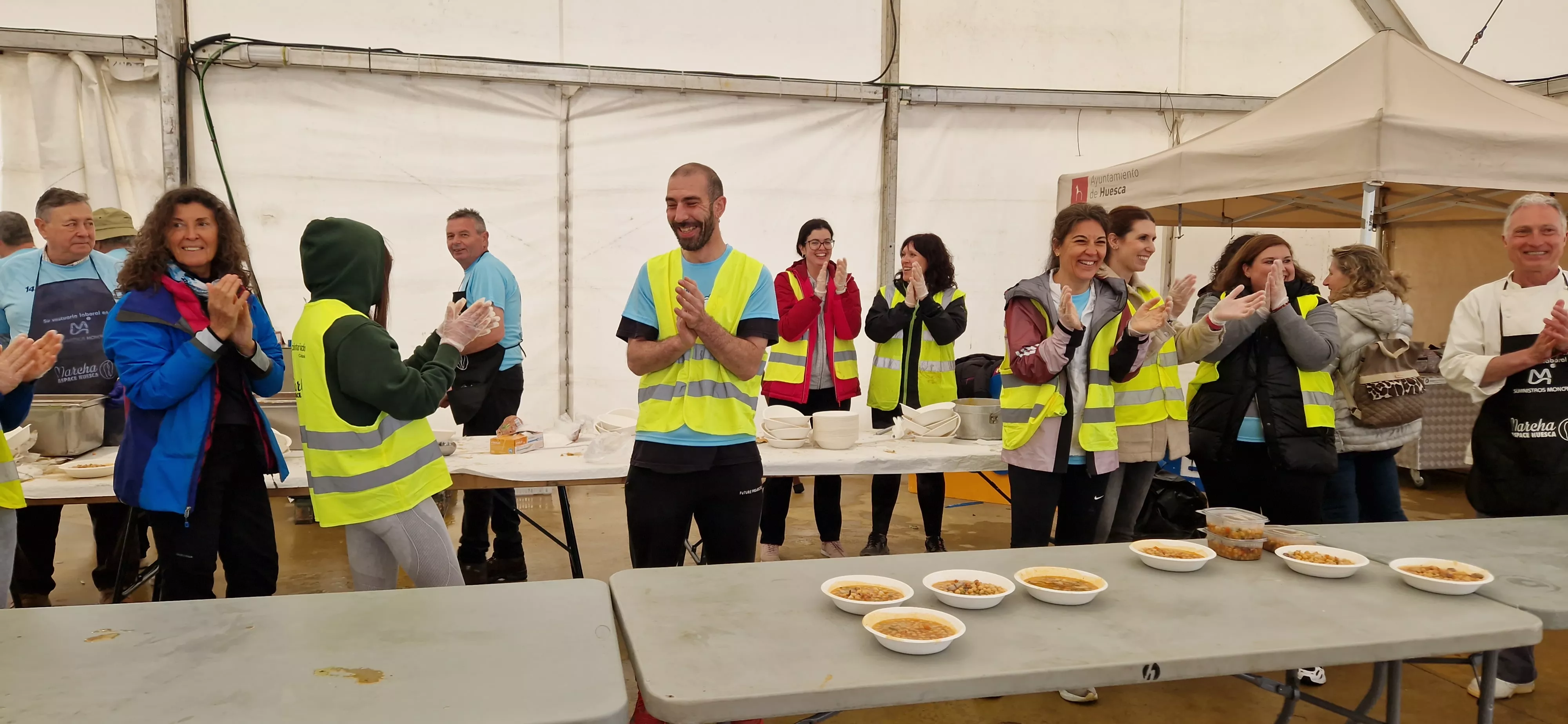 Comida de la 14ª Marcha Aspace. Foto Myriam Martínez