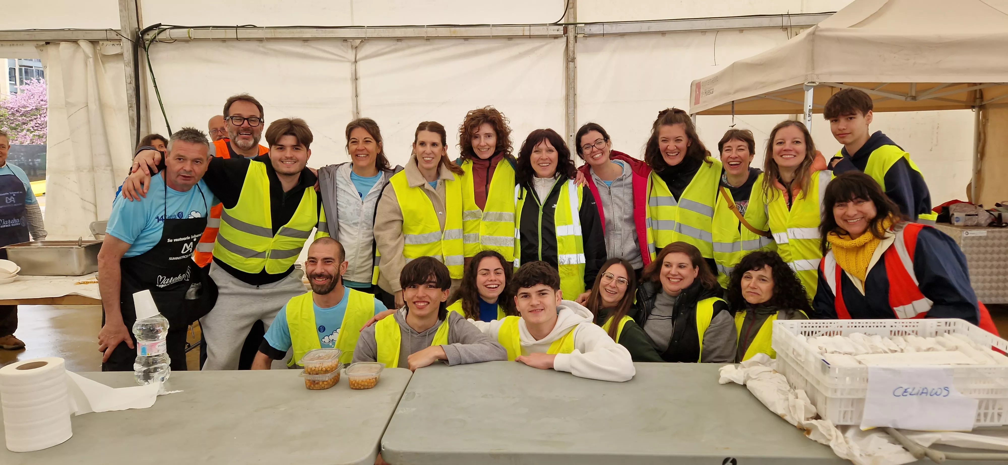 Comida de la 14ª Marcha Aspace. Foto Myriam Martínez