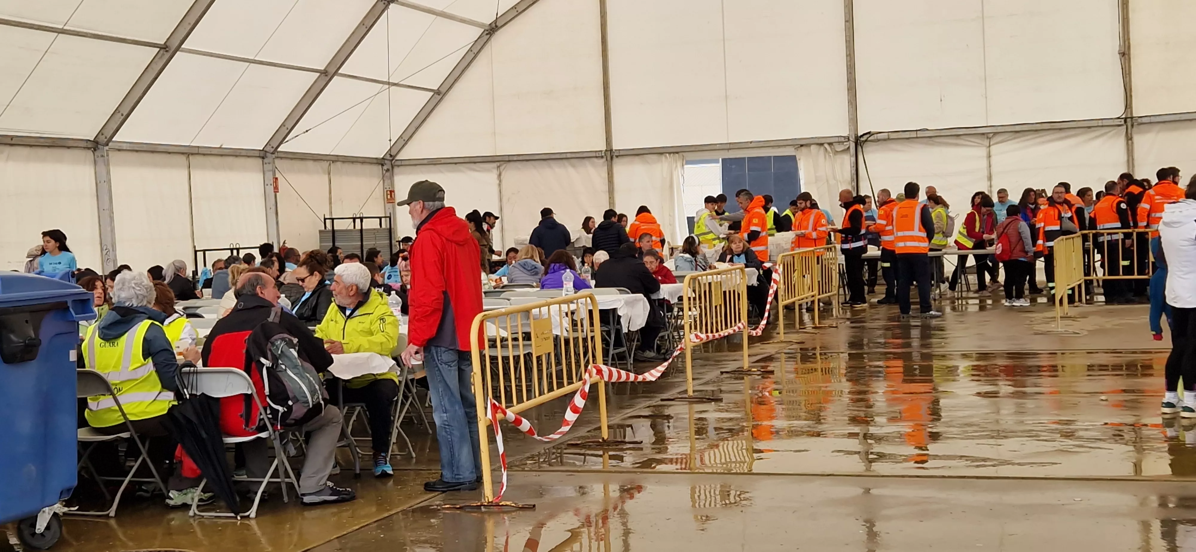 Comida de la 14ª Marcha Aspace. Foto Myriam Martínez