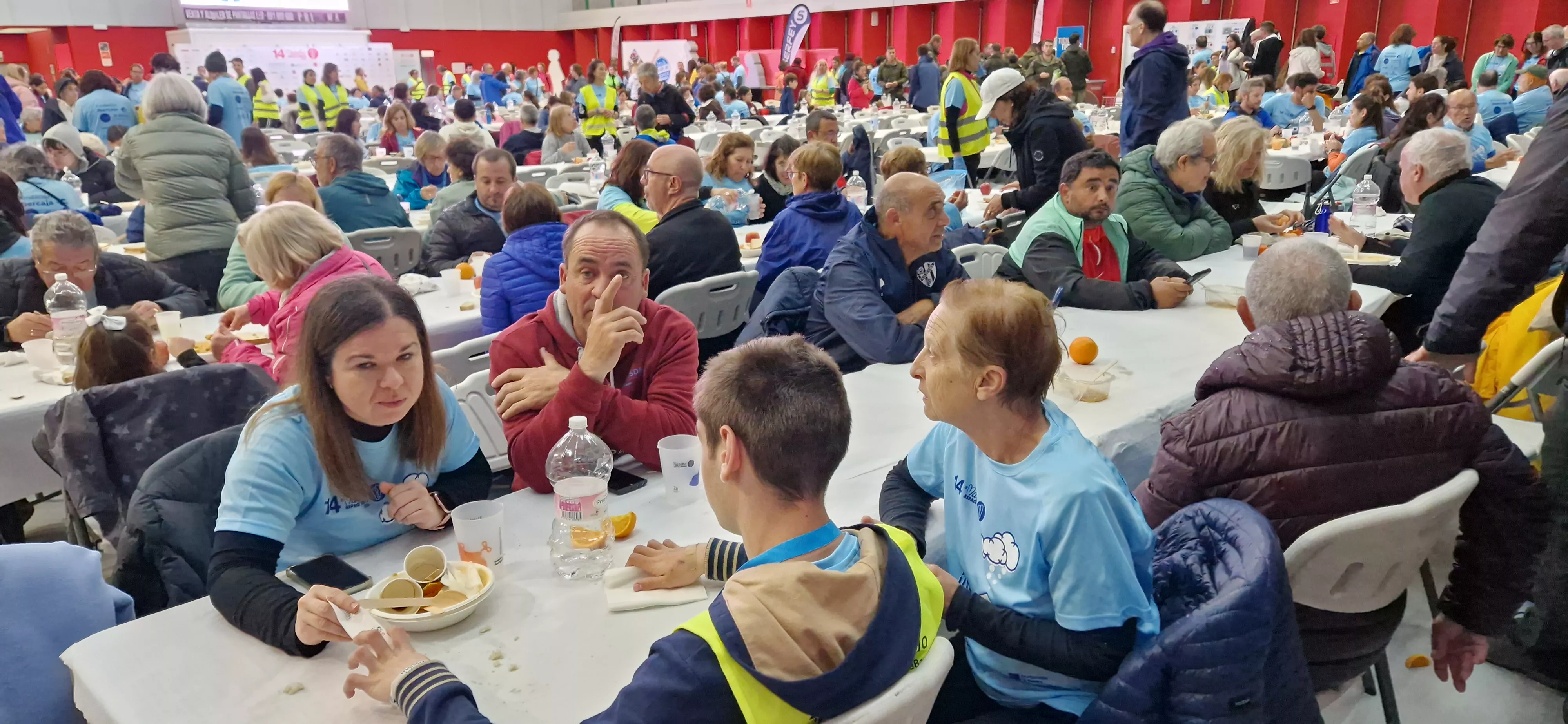 Comida de la 14ª Marcha Aspace. Foto Myriam Martínez