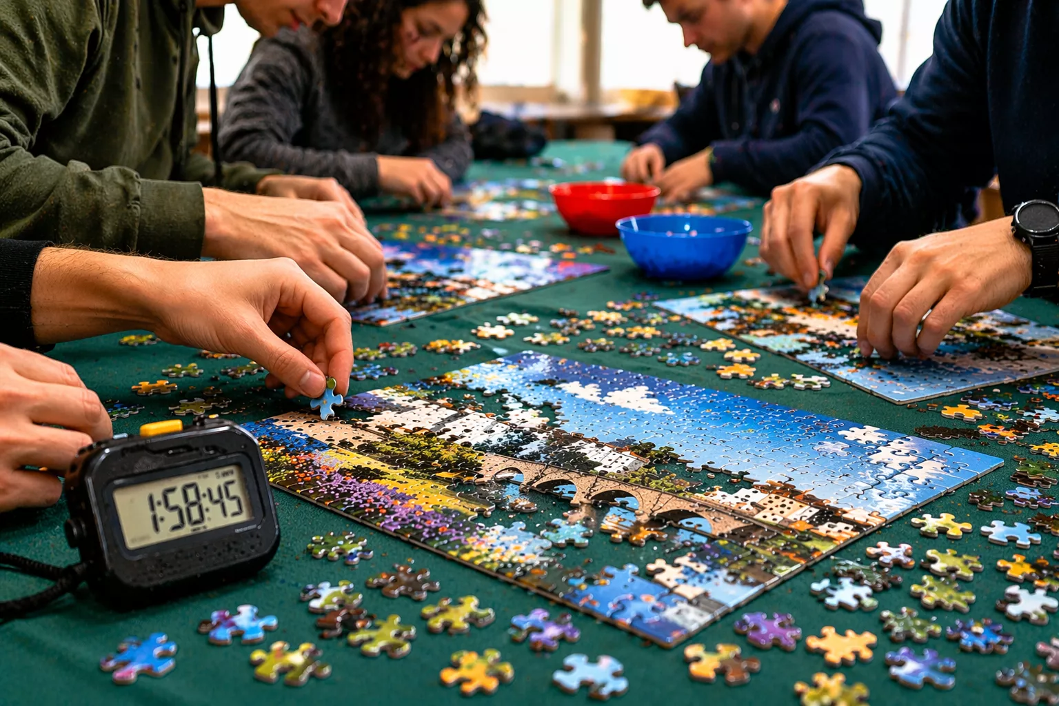 Binéfar acoge su primer Campeonato de Puzzles el 25 de abril.