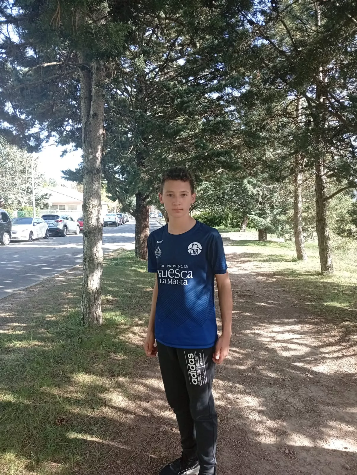 Ray Domínguez (CA Barbastro) en Sabiñánigo