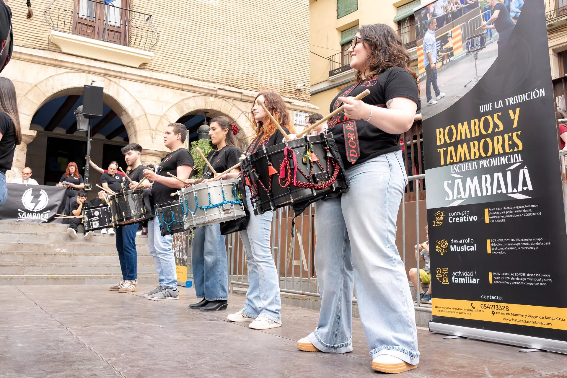 III Concurso Nacional de Bombos y Tambores Ciudad de Monzón.