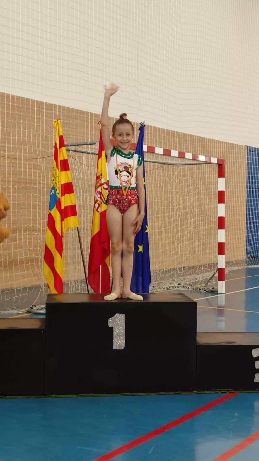 Podio con Marina Orús (Club 90)