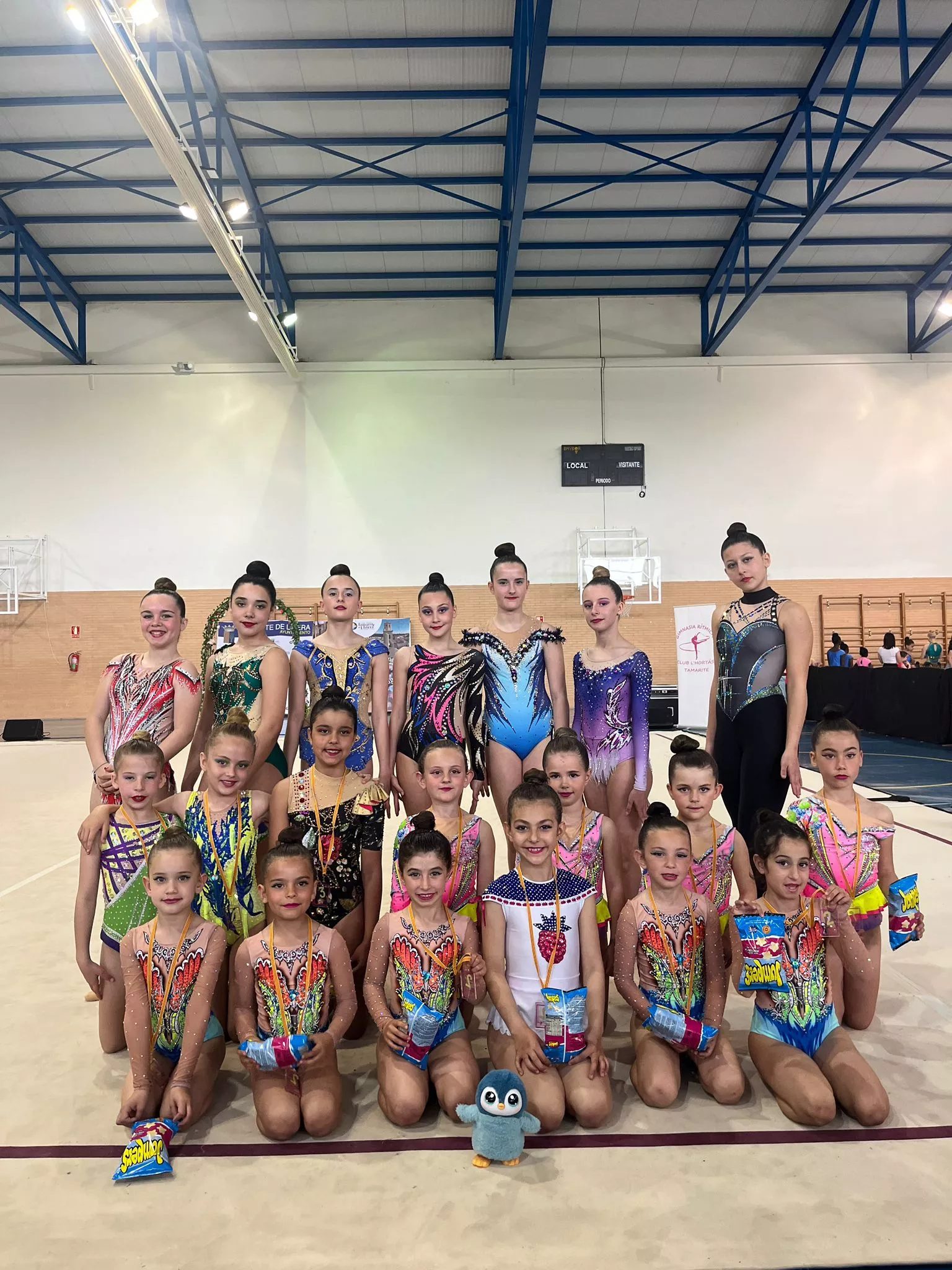 Gimnastas del Club 2000 Barbastro