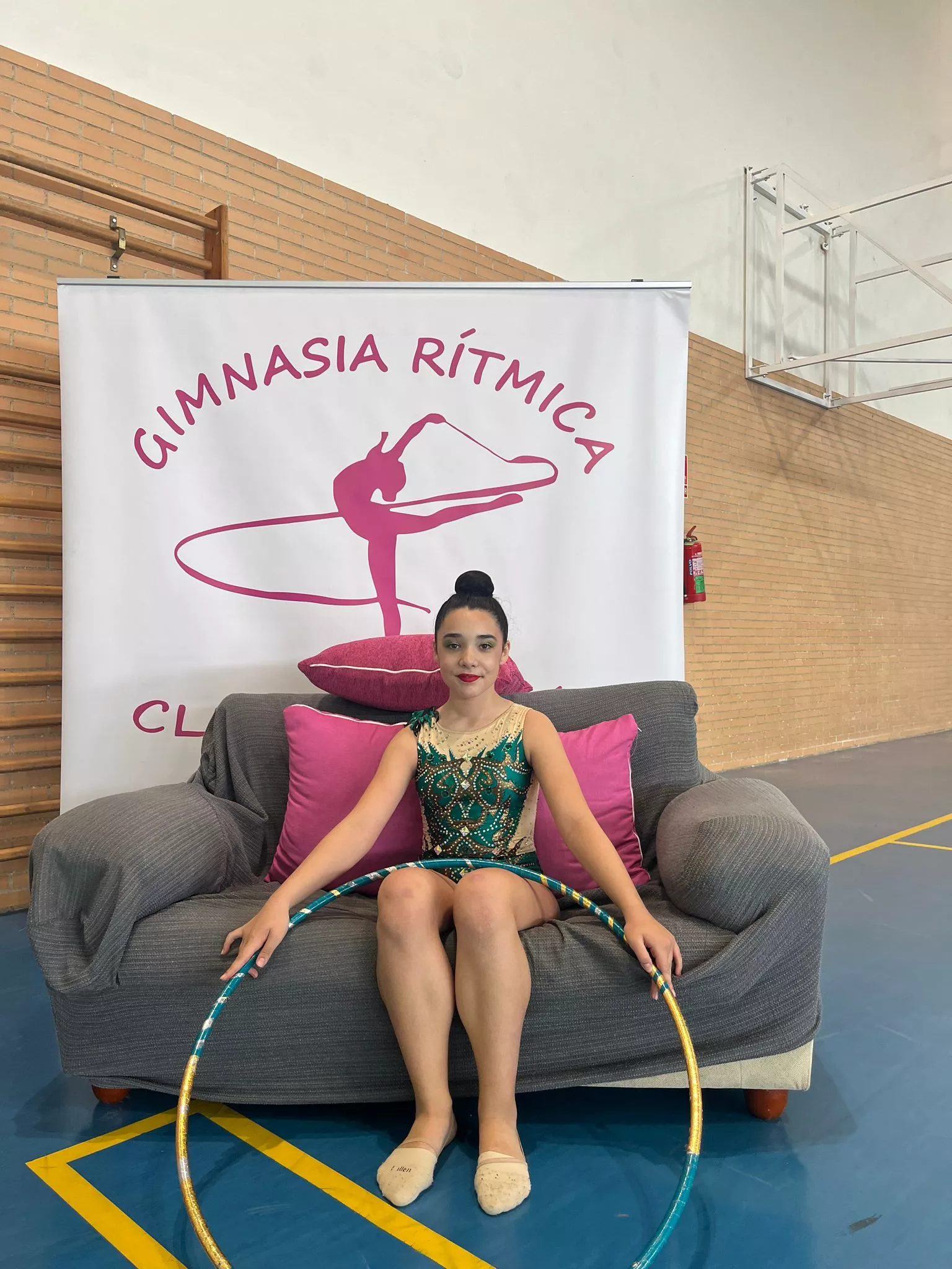 Gimnastas y podios del Club 2000 Barbastro 