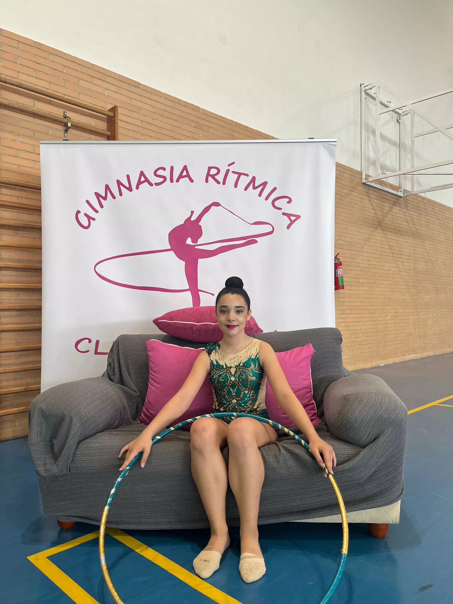 Gimnastas y podios del Club 2000 Barbastro 